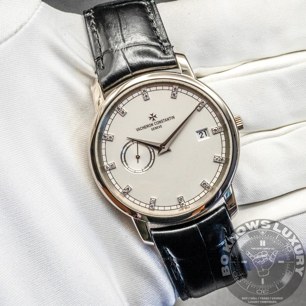Vacheron Constantin Traditionnelle 87172/000G 38mm White Gold Box Papers 2013