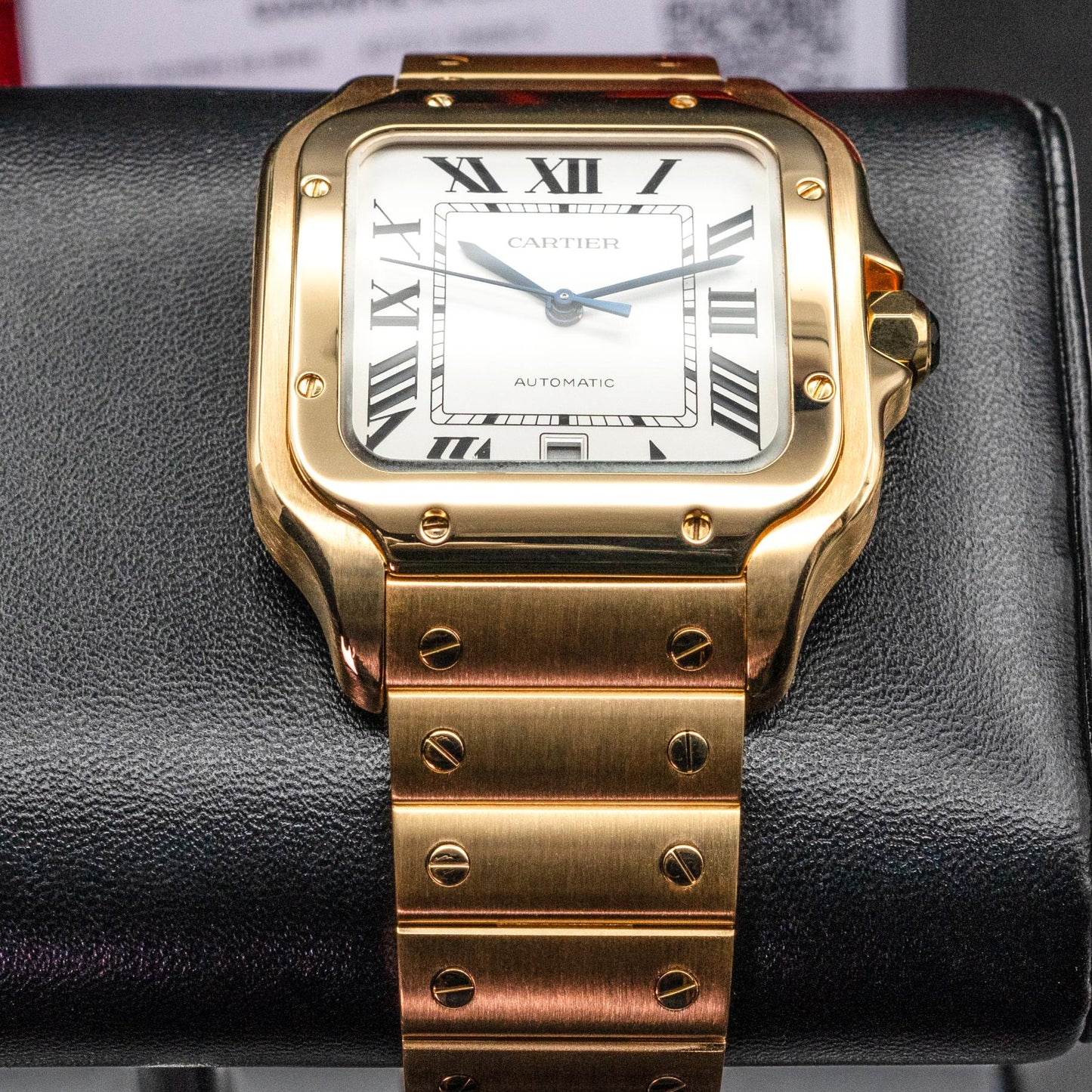 Cartier Santos de Cartier Large WGSA0029 39.8mm Yellow Gold bottom