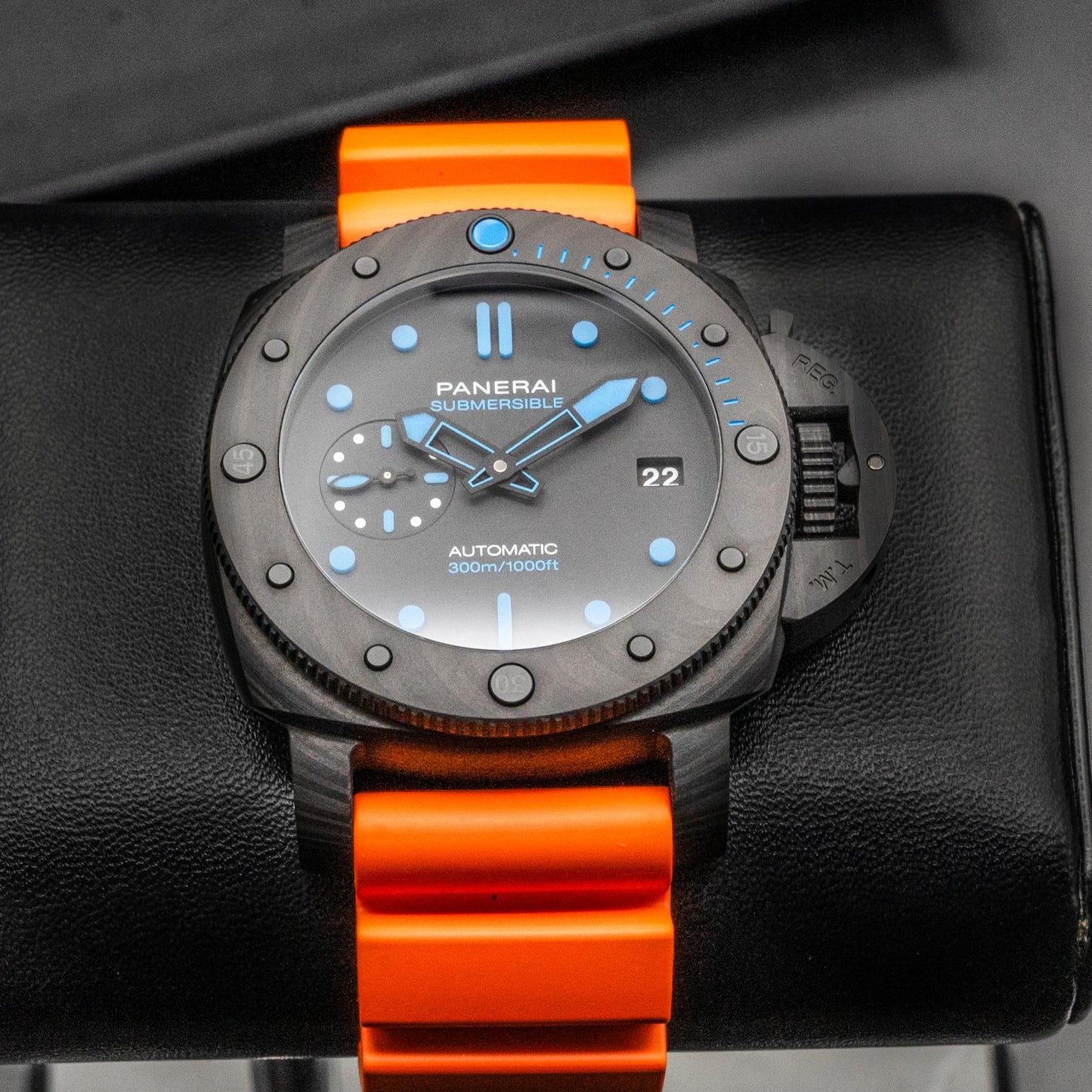 Panerai Submersible PAM00960 42mm Carbotech Black Dial Box Papers 2020