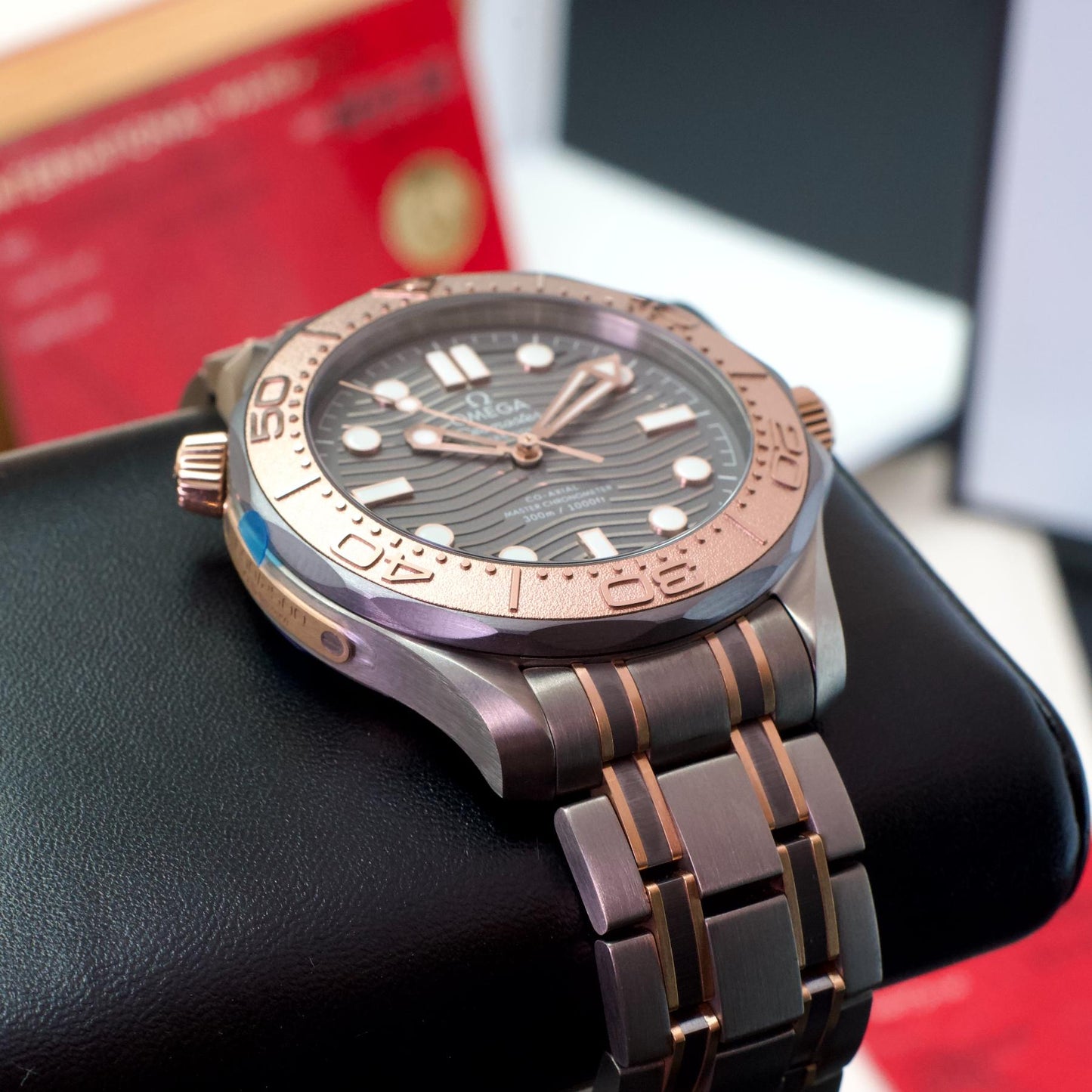 Omega Seamaster Diver 300M 25th Anniversary Limited Edition 42mm Titanium Box Papers