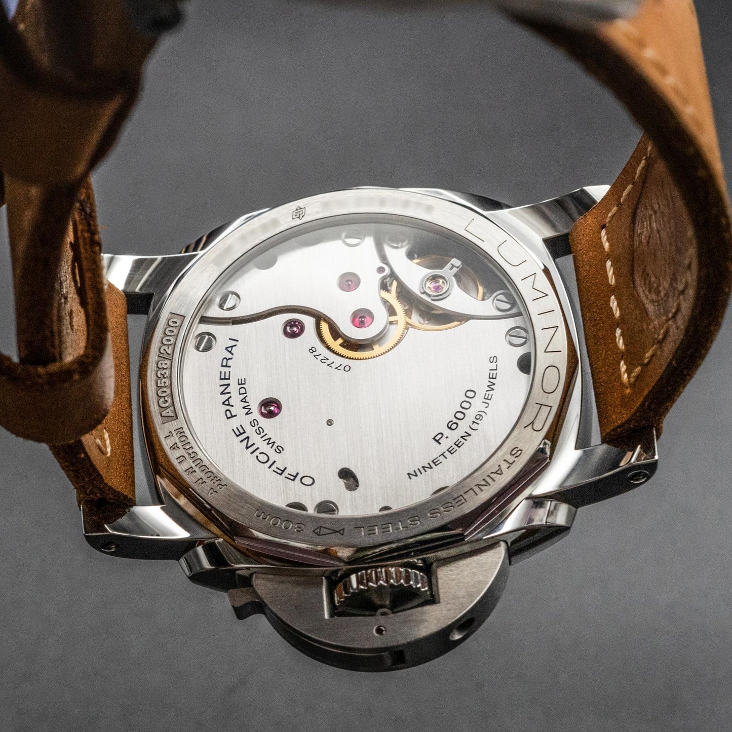 Panerai Luminor PAM01731 44mm Steel Tobacco Sandwich Dial Box Papers 2026