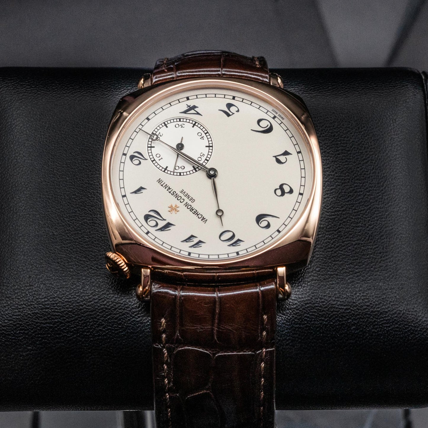 Vacheron Constantin Historiques American 1921 82035 Rose Gold Silver Dial Box Papers