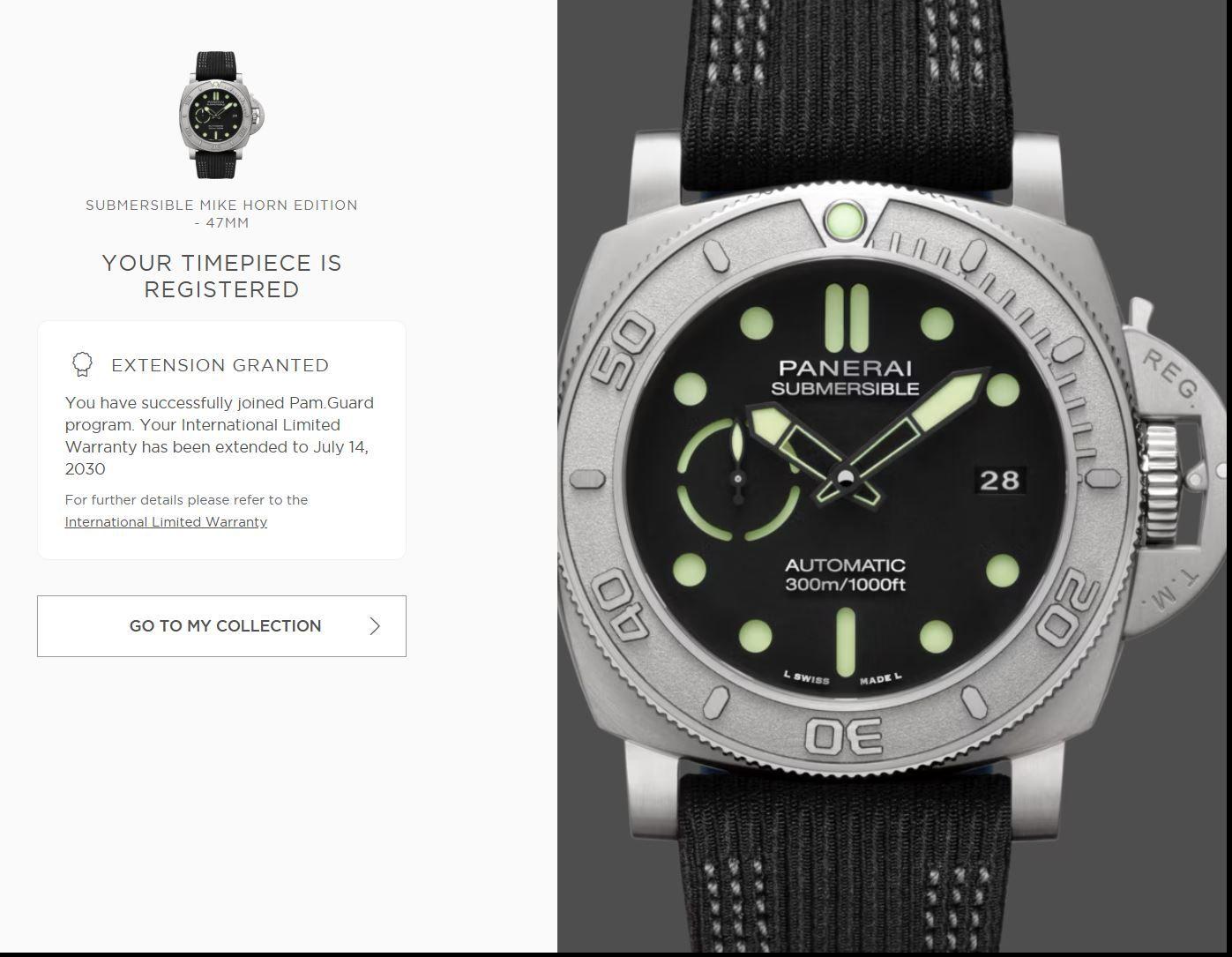 Panerai Submersible Mike Horn PAM00984 47mm EcoTitanium LE 500pcs Box 2020