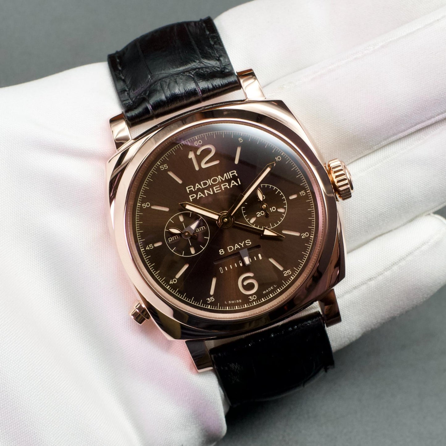 Panerai PAM00502 Radiomir 1940 Chrono Monopulsante GMT Red Gold 45mm Ltd 300