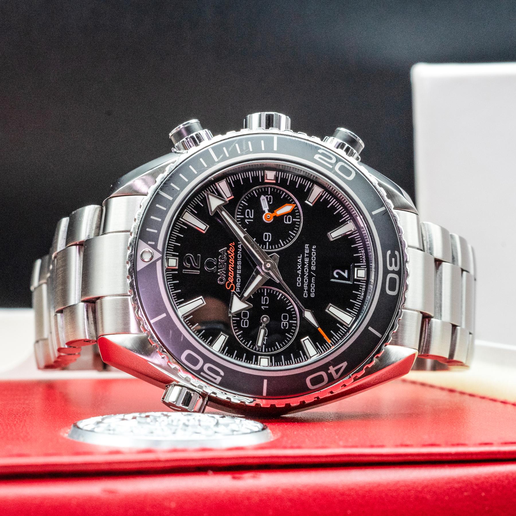 Omega Seamaster Planet Ocean Chronograph 232.30.46.51.01.001 Steel 45mm B&P