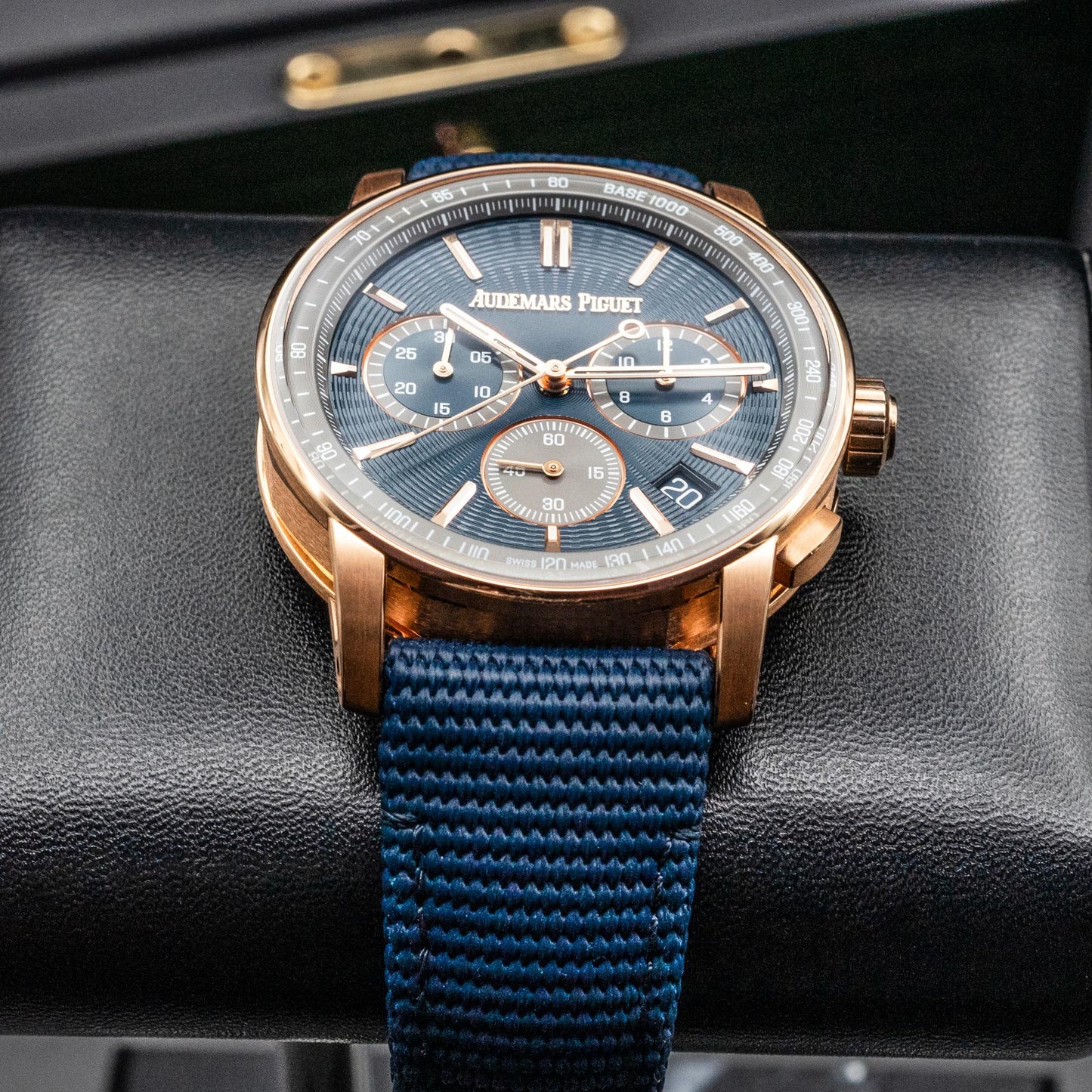 Audemars Piguet Code 11.59 26393OR Chronograph 41mm Rose Gold Bleu Nuit 2025