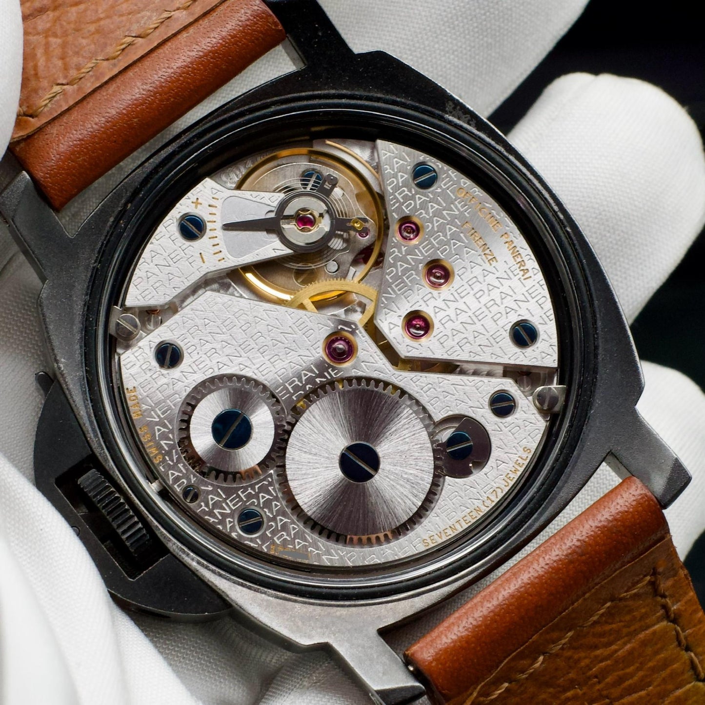 Panerai Luminor Marina B Series PVD Stainless Steel Case Black Dial PAM00004