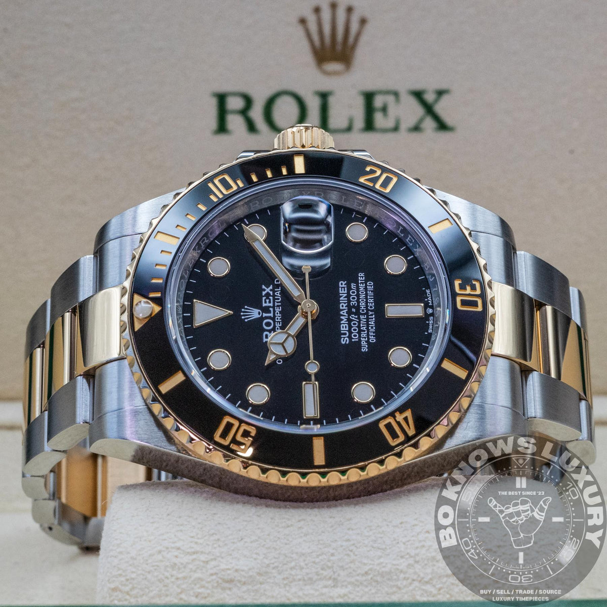 Rolex Submariner Date 126613LN 41mm Two Tone Gold Steel Black Box Papers 2022