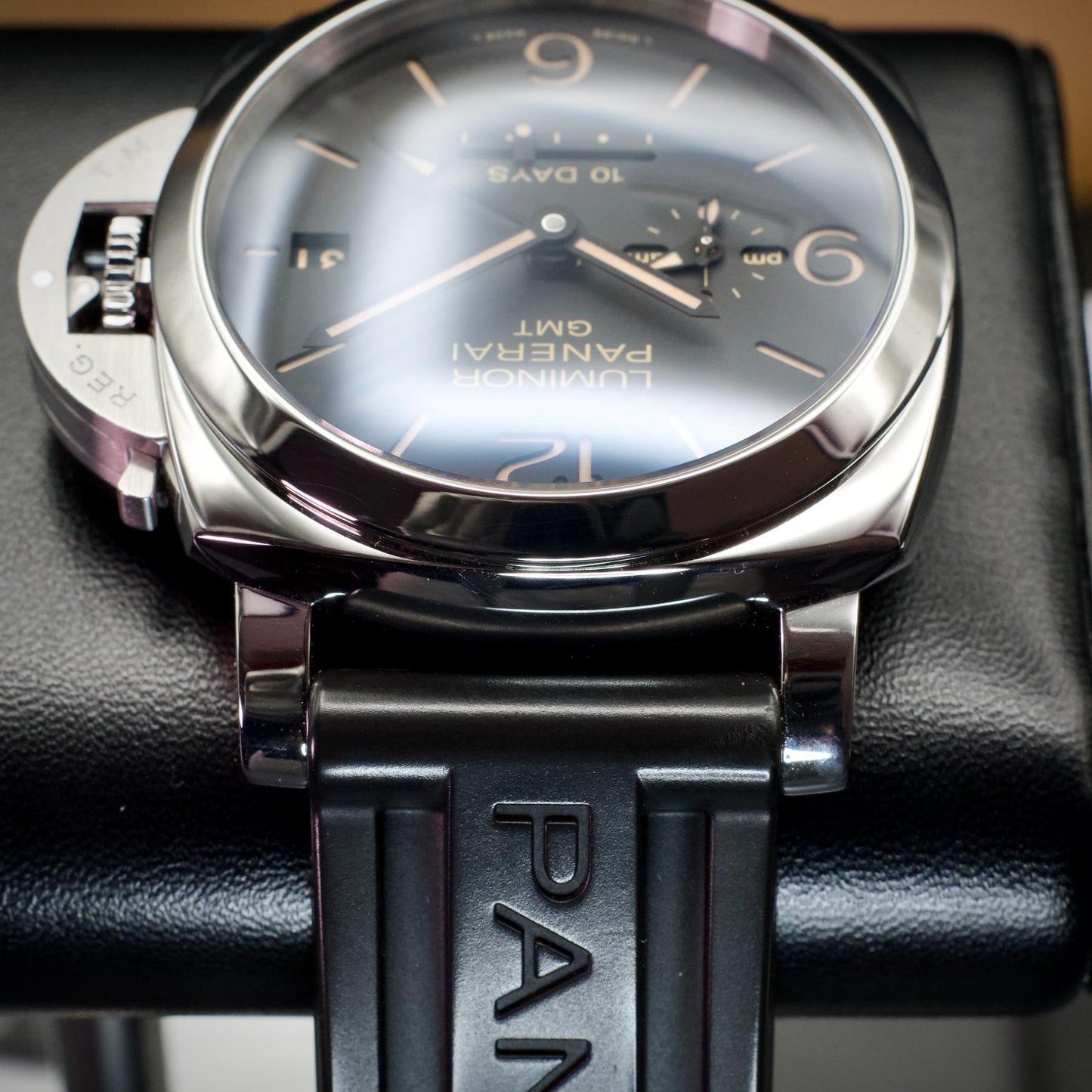 Panerai PAM00533 Luminor 1950 10 Days GMT 44mm Steel Black Dial Full Set