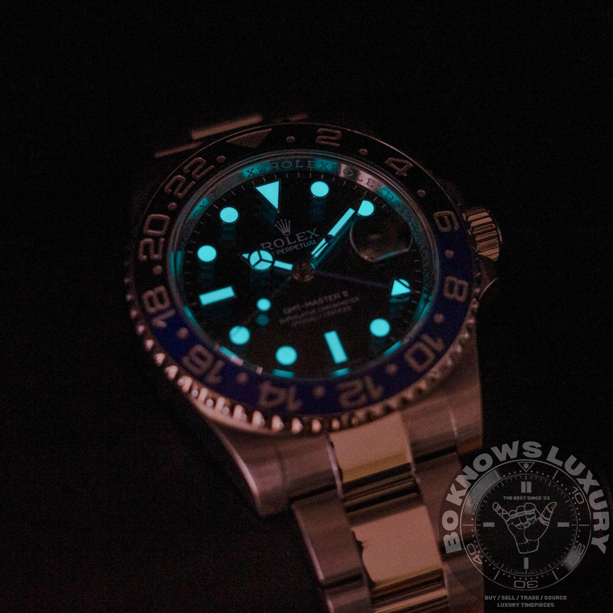Rolex GMT-Master II Batman 116710BLNR 40mm Steel Black Dial Oyster Watch Only