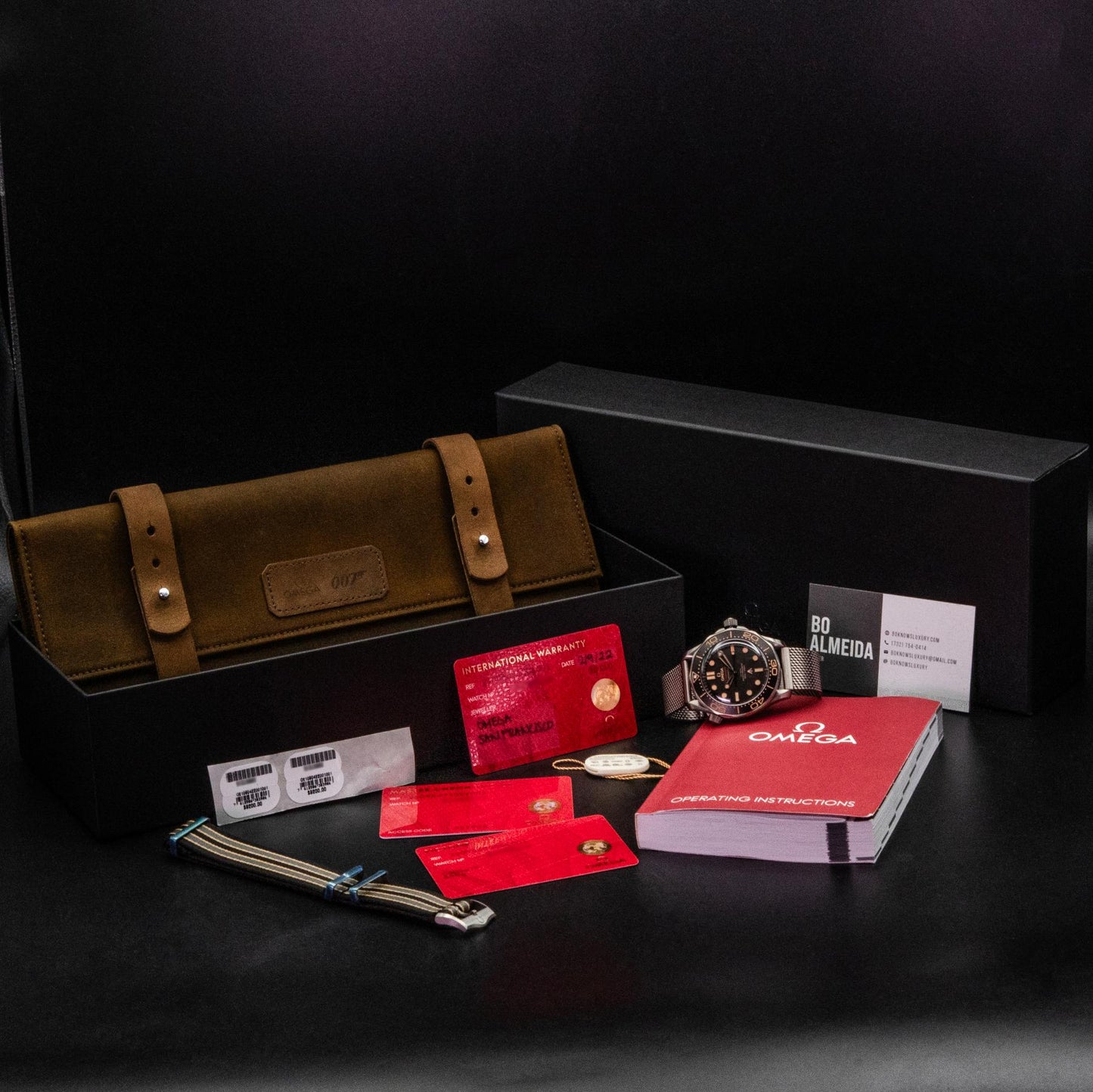 Omega Seamaster 007 No Time To Die 210.90.42.20.01.001 42mm Titanium Box Papers 2022