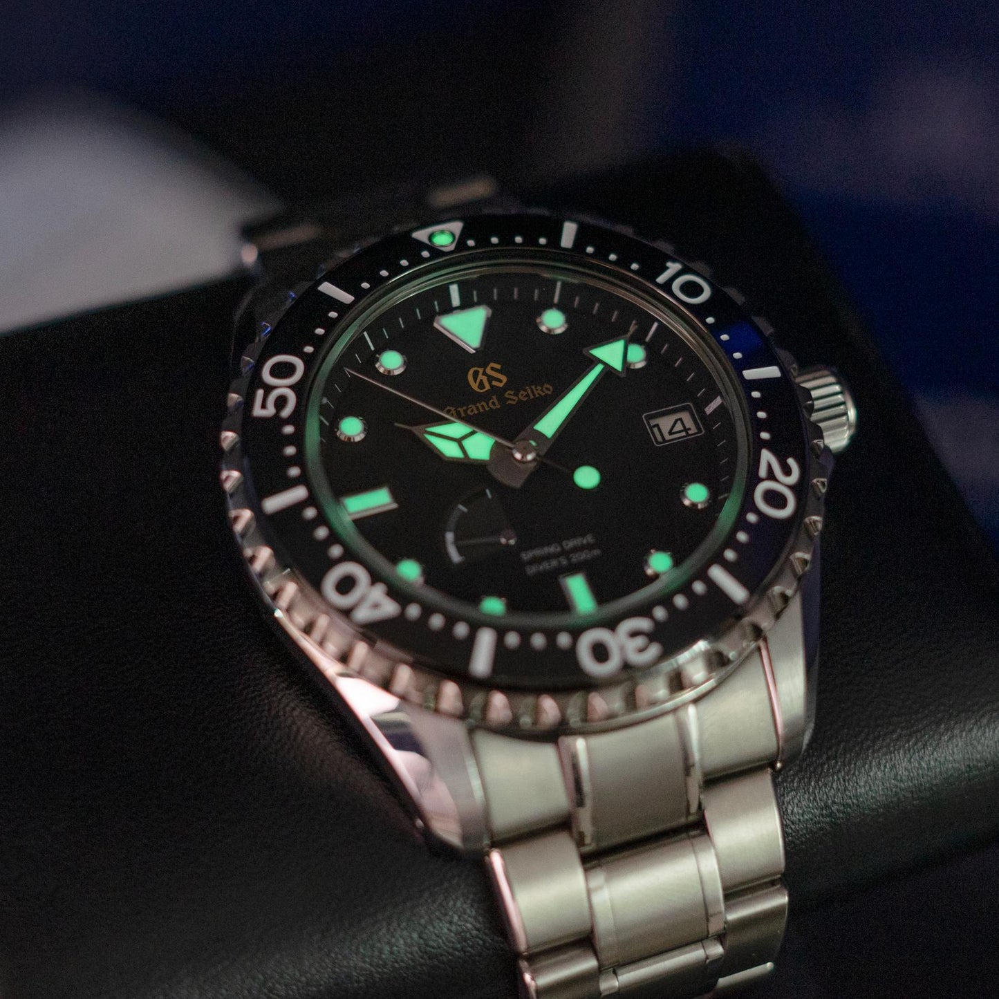 Grand Seiko Sport SBGA231 44.2mm Titanium Black Dial Spring Drive Box Papers 2021