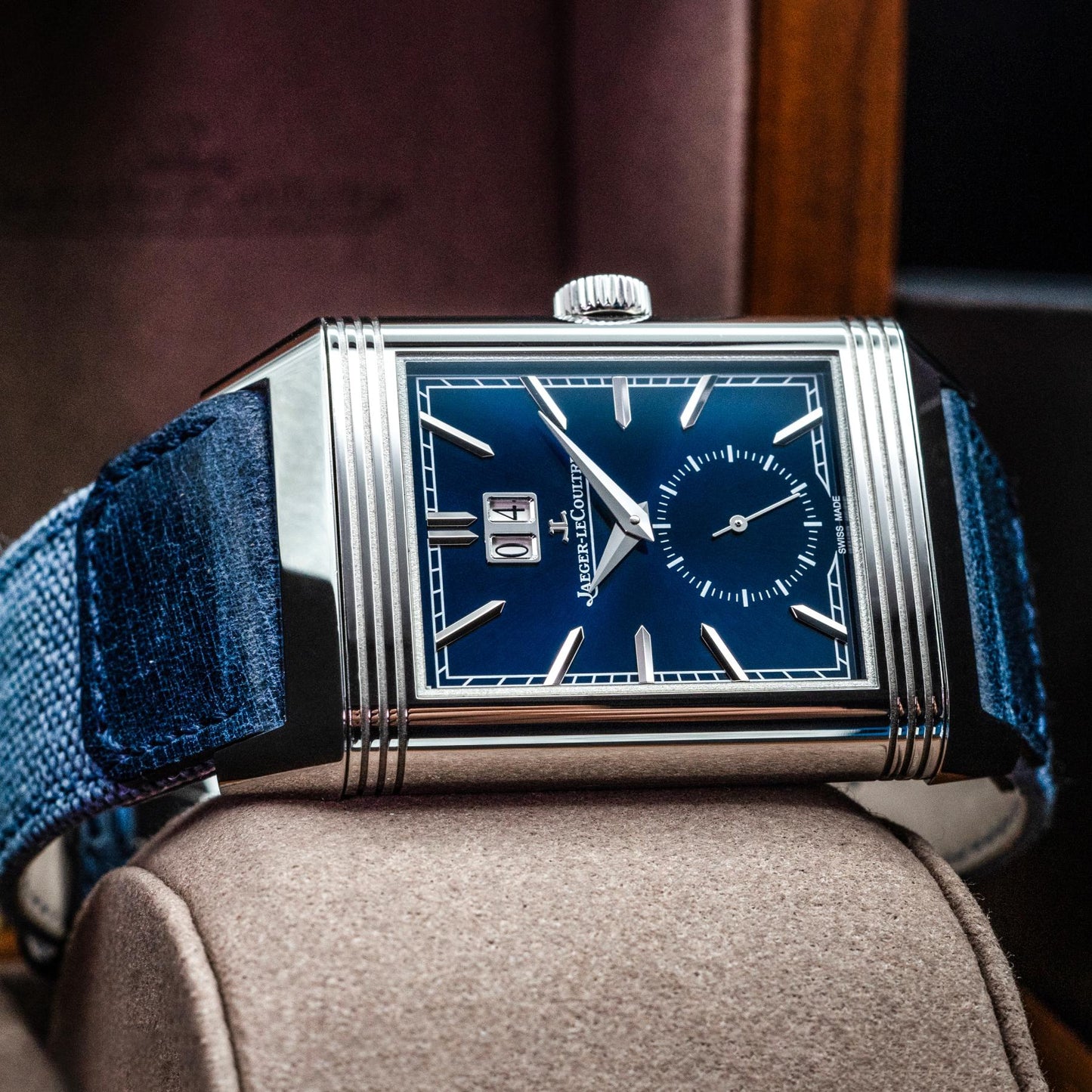 Jaeger-LeCoultre Reverso Tribute Geographic Q714845J Blue