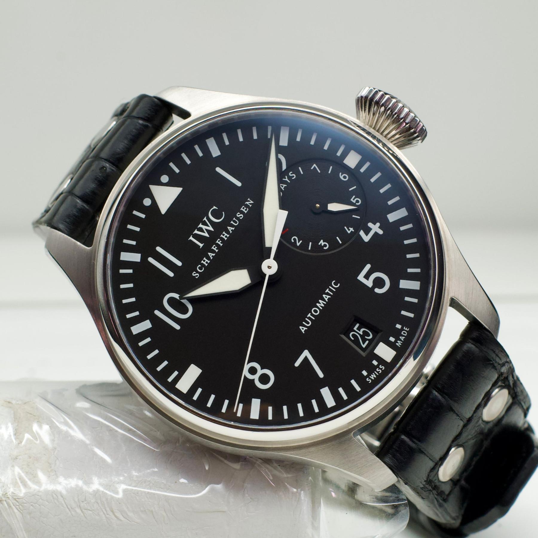 IWC Big Pilot 7-Day Power Reserve 46mm IW500401 Stainless Steel Box Papers