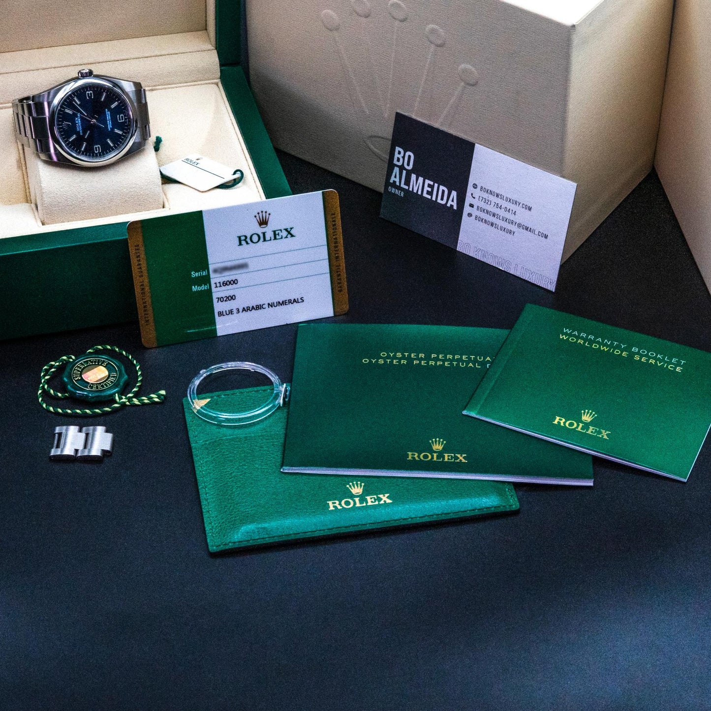 Rolex Oyster Perpetual 36 116000 Blue Dia