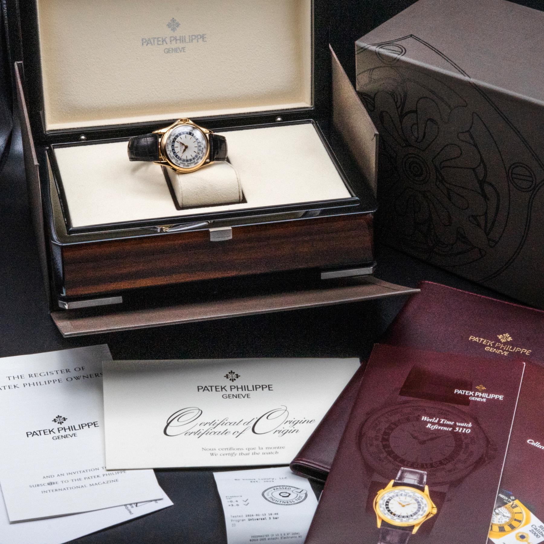 Patek Philippe World Time 5110J-001 37mm