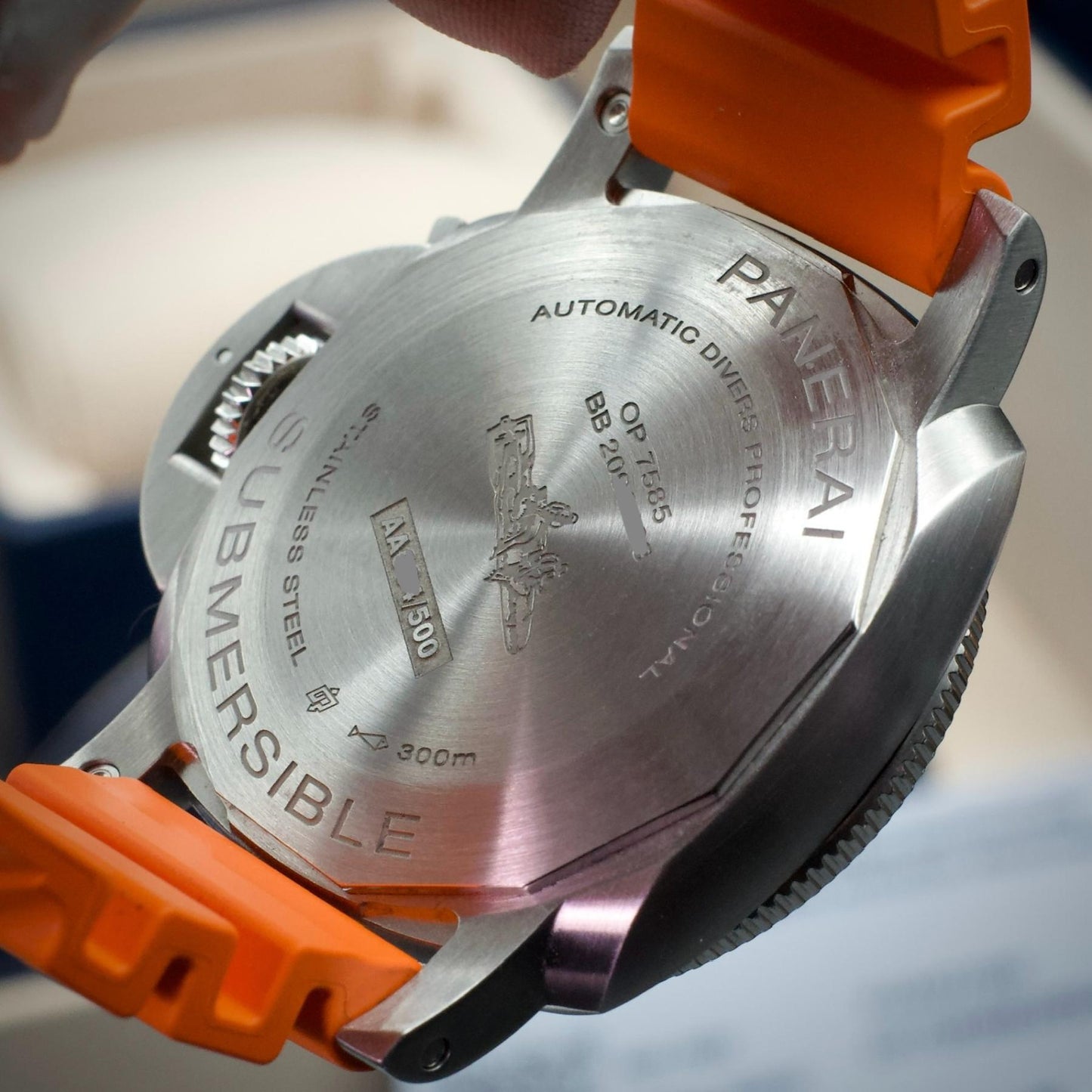 Panerai PAM01590 Submersible Bianco 42mm Steel White Dial Full Set 2025