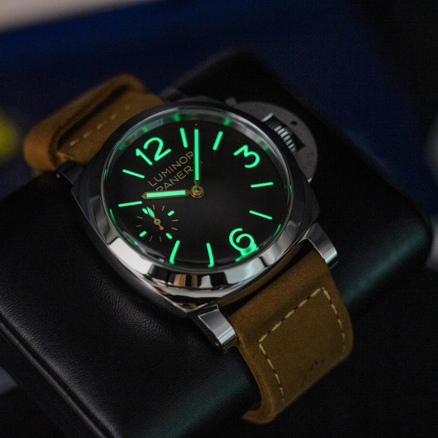 Panerai Luminor PAM01731 44mm Steel Tobacco Sandwich Dial Box Papers 2026