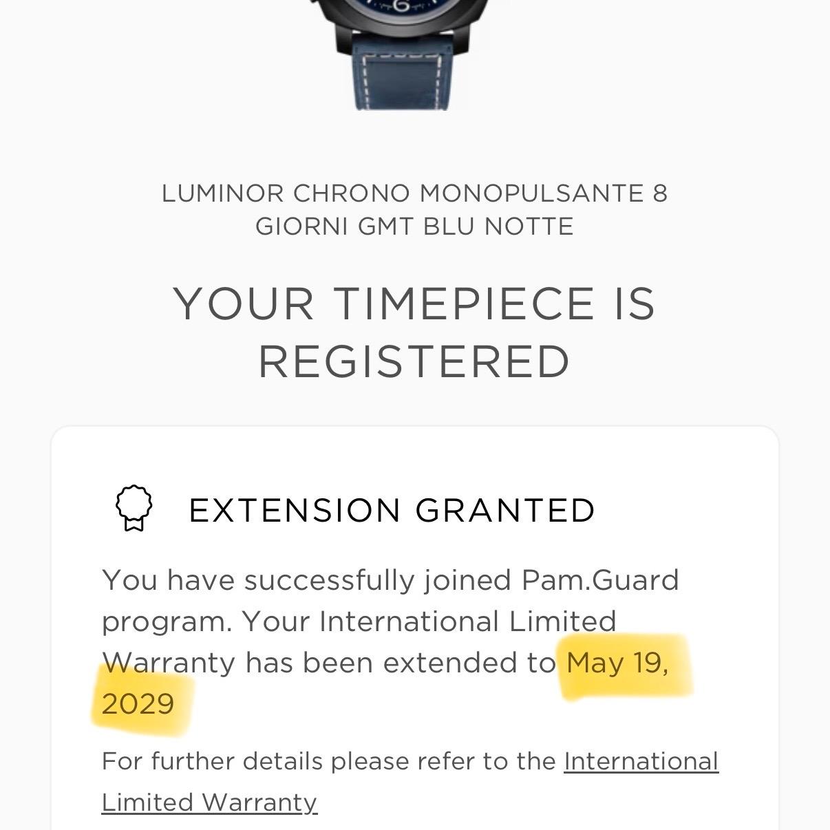 Panerai Luminor Chrono Monopulsante 8 Giorni GMT Blu Notte PAM01135 44mm