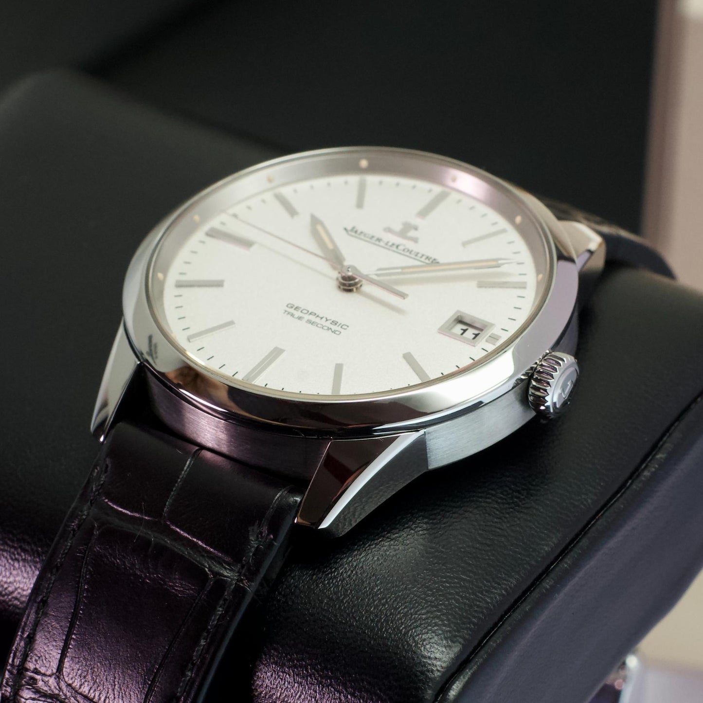 Jaeger-LeCoultre Geophysic True Second 8018420 39mm Steel Silver Dial Papers