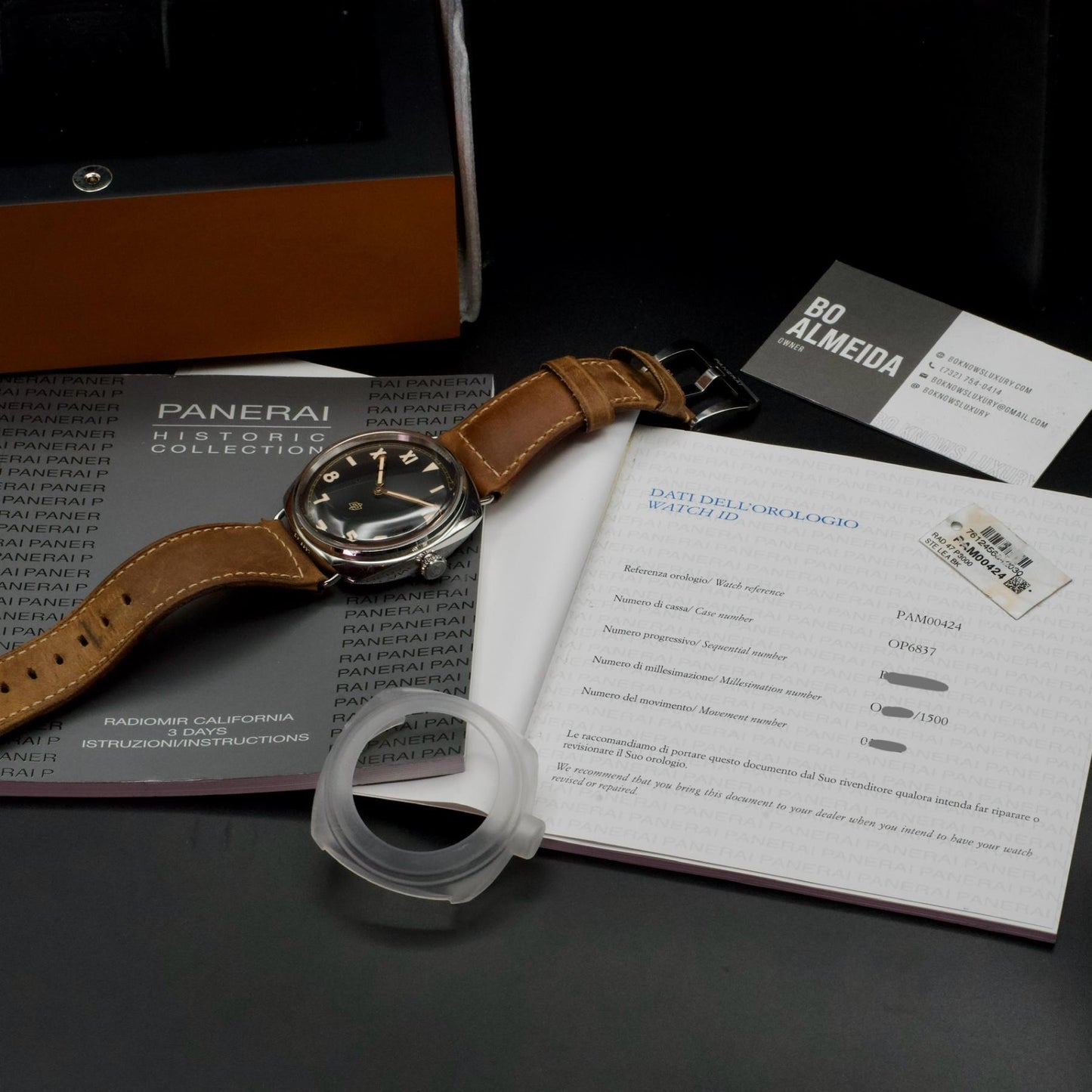 Panerai Radiomir California 3 Days Stainless Steel Black Dial PAM00424