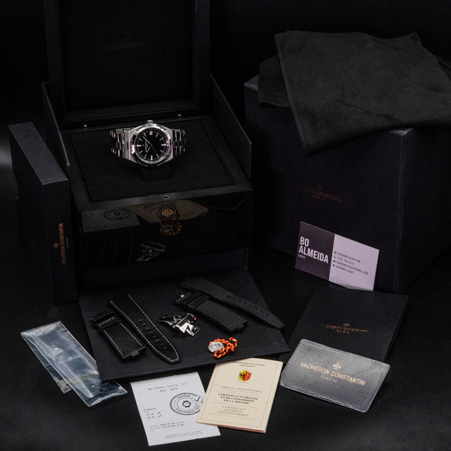 Vacheron Constantin Overseas 4500V/110A-B483 41mm Black Dial Box Papers 2021