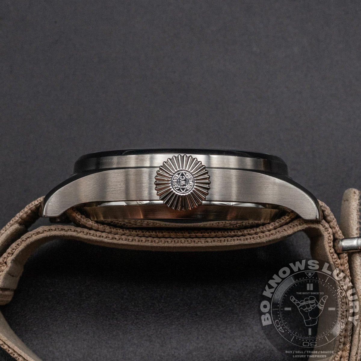 IWC Big Pilot IW500401 46mm Steel Black Dial 7 Day Automatic Three OEM Straps