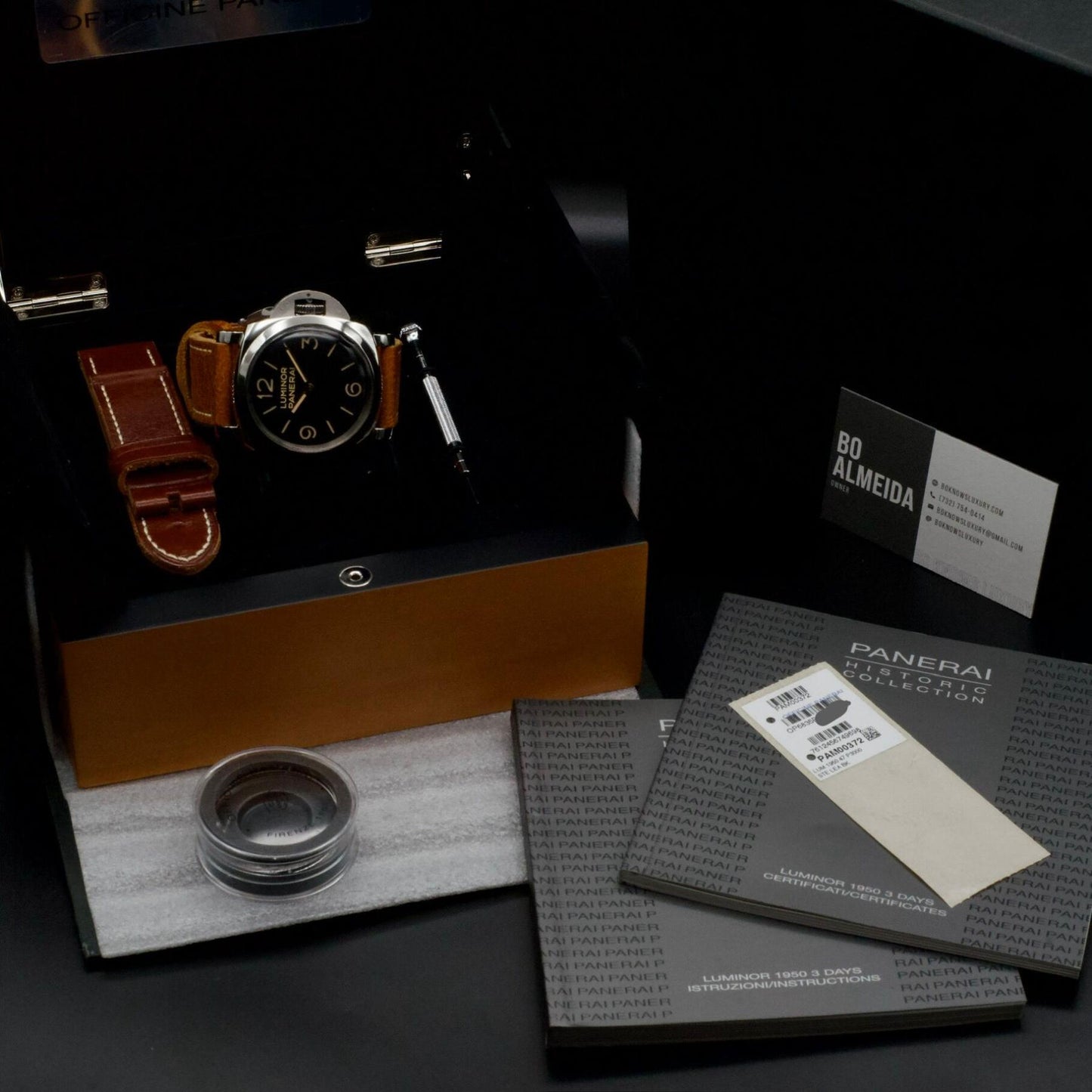 PAM00372 Black Dial