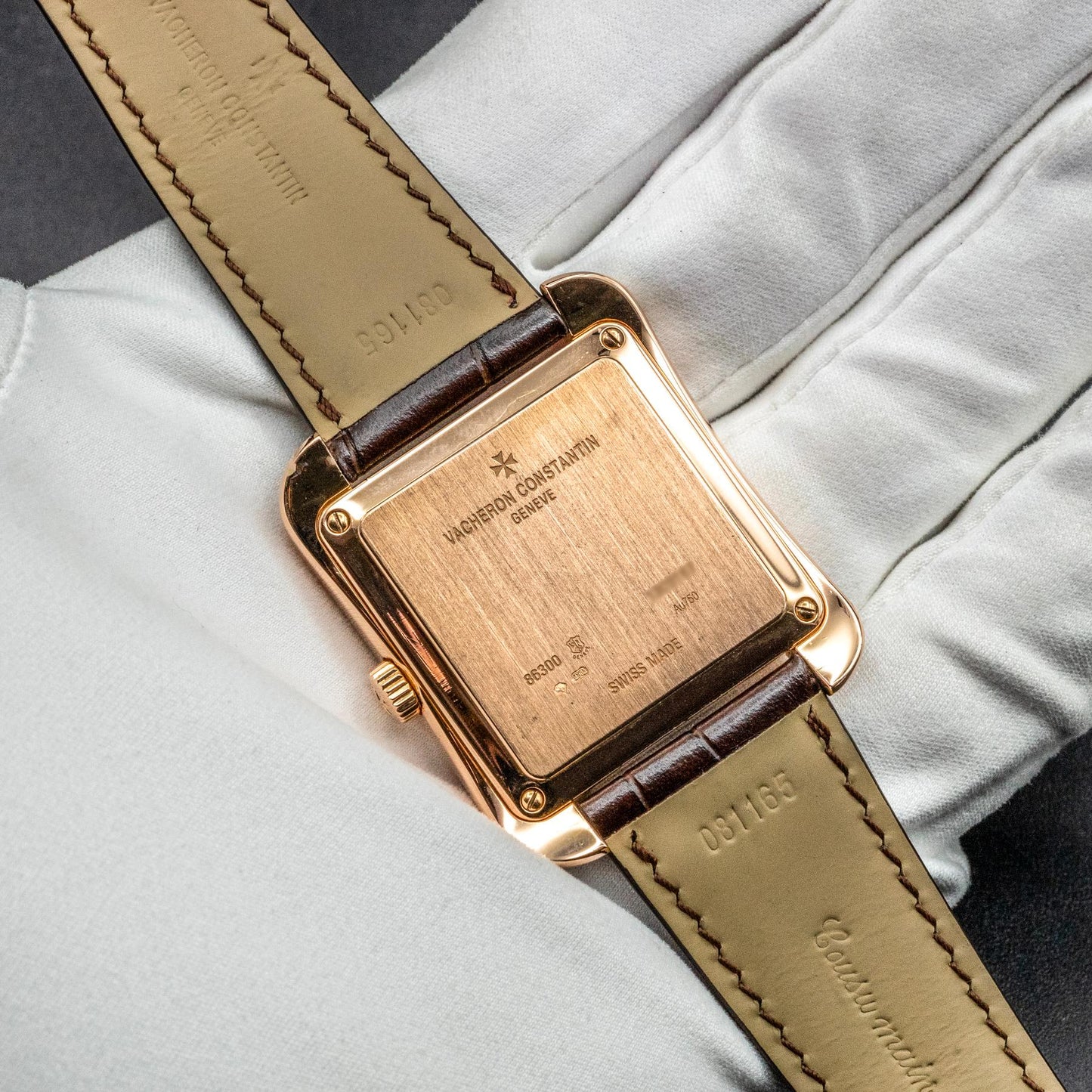 Vacheron Constantin Toledo 1951 86300/000R-9826 Rose Gold Silver Dial Box Papers