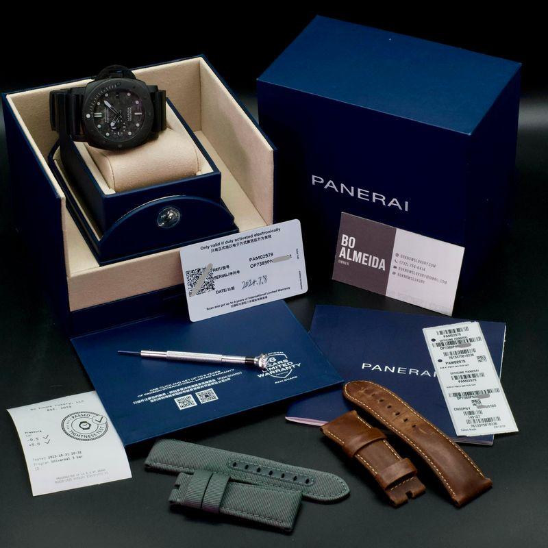Panerai PAM02979 Submersible Marina Militare Carbotech 47mm 2024 Full Set