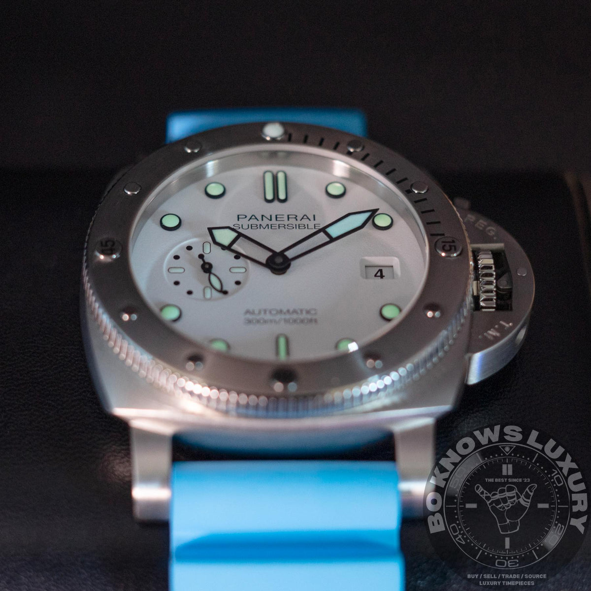 Panerai Submersible QuarantaQuattro PAM01595 44mm Steel White Box Papers 2024