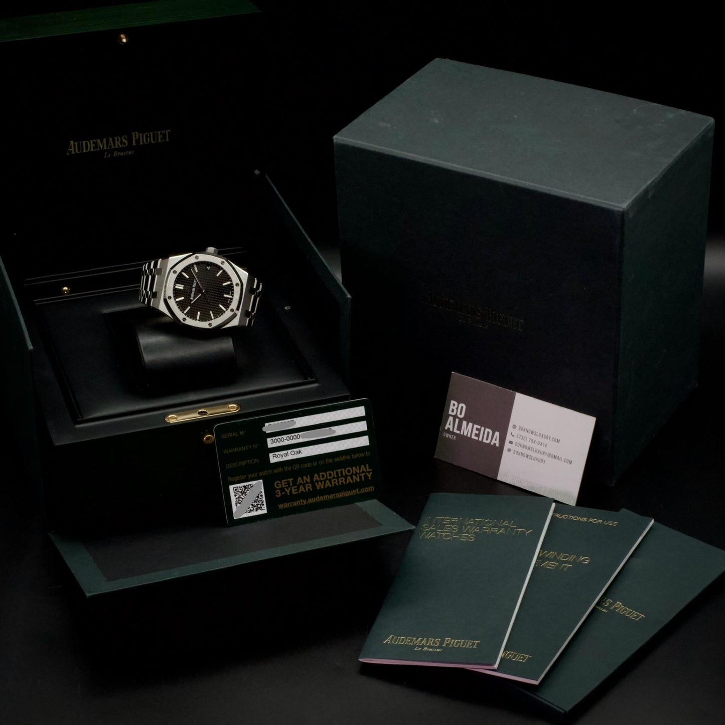 Audemars Piguet Royal Oak 15500ST Black Dial 41mm Steel 2020 Full Set