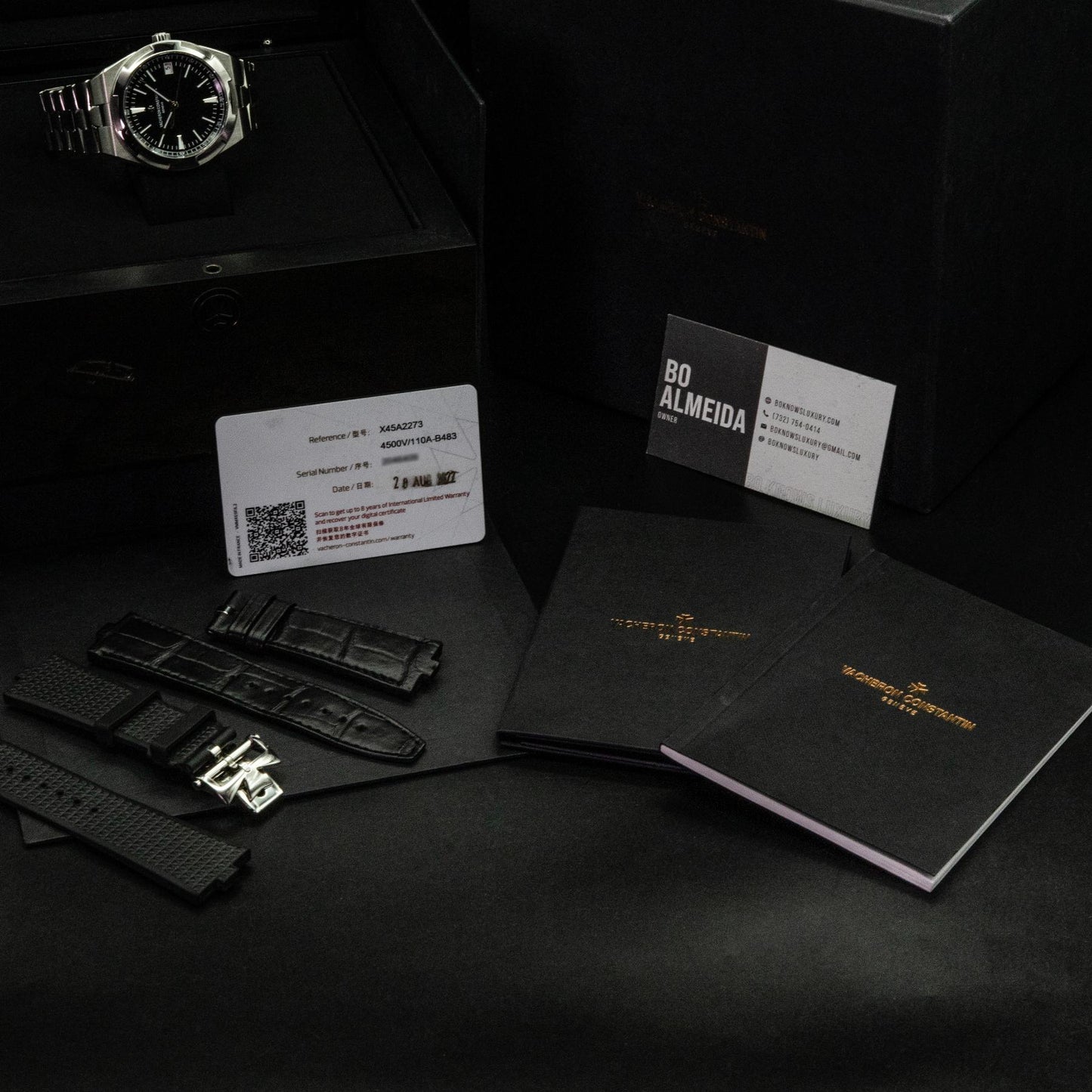 Vacheron Constantin Overseas 4500V/110A-B483 41mm Black Dial Box Papers 2022