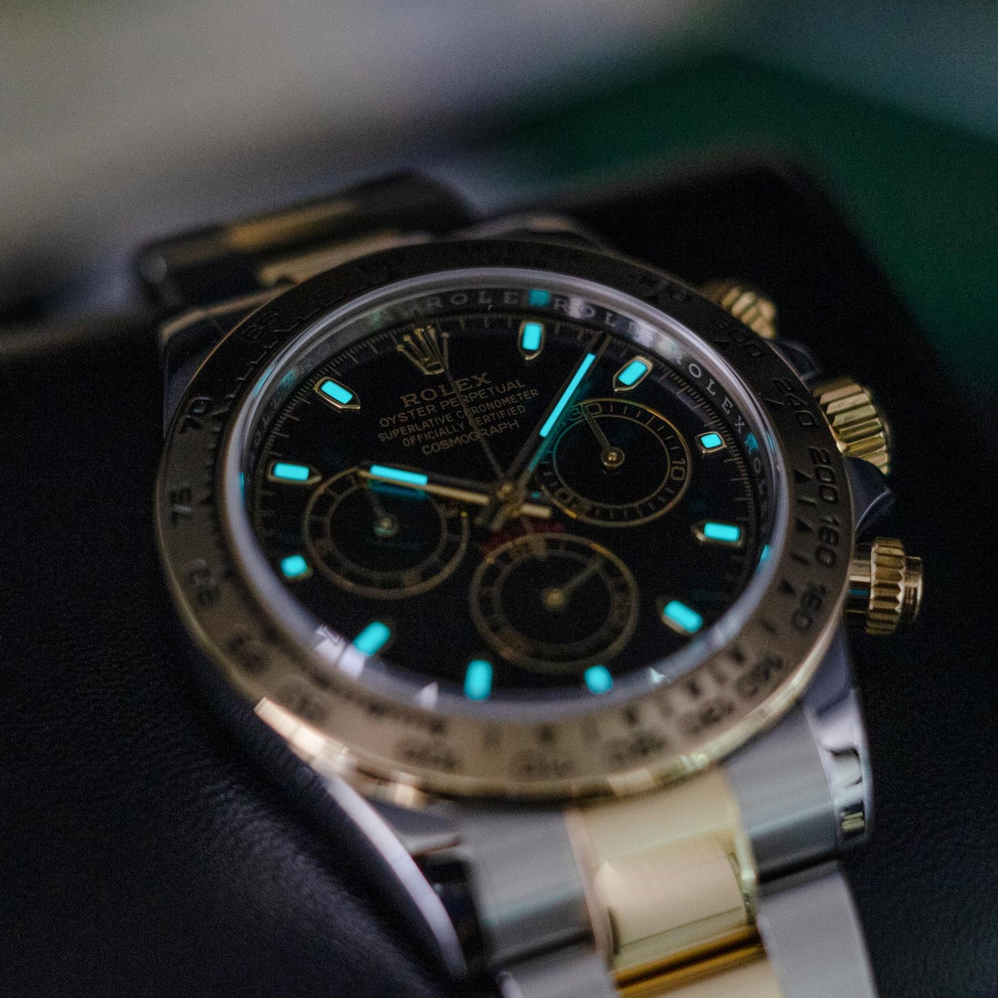 Rolex Cosmograph Daytona 116503 40mm Steel Gold Black Dial Box Papers 2018