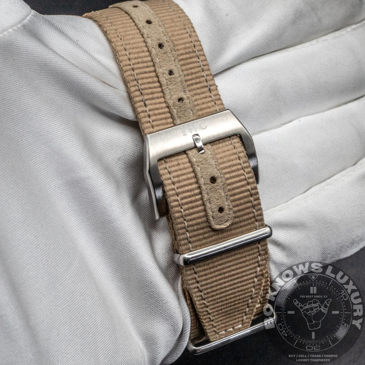 IWC Big Pilot IW500401 46mm Steel Black Dial 7 Day Automatic Three OEM Straps