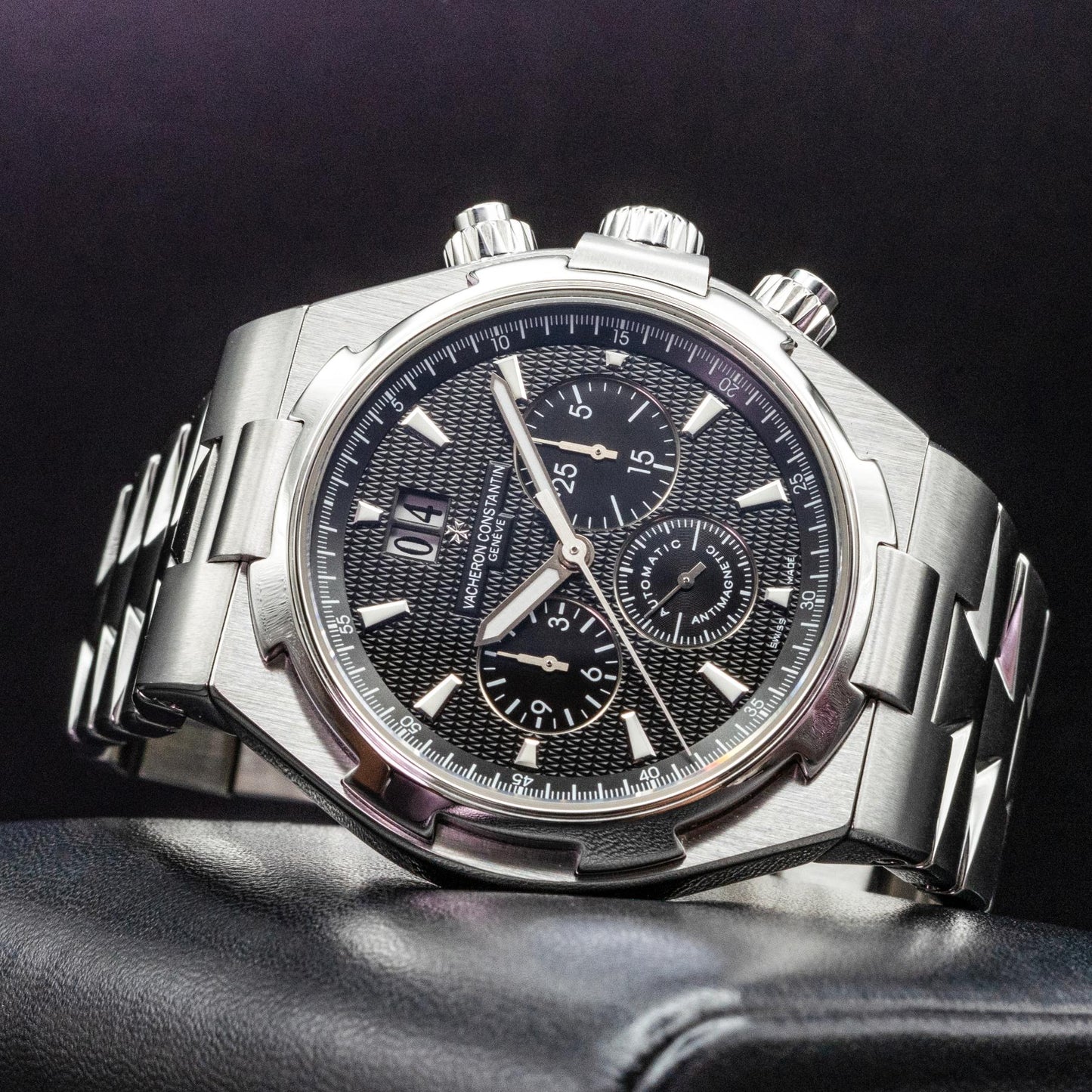 Vacheron Constantin Overseas Chronograph 49150 Steel Black Dial 42mm 2015