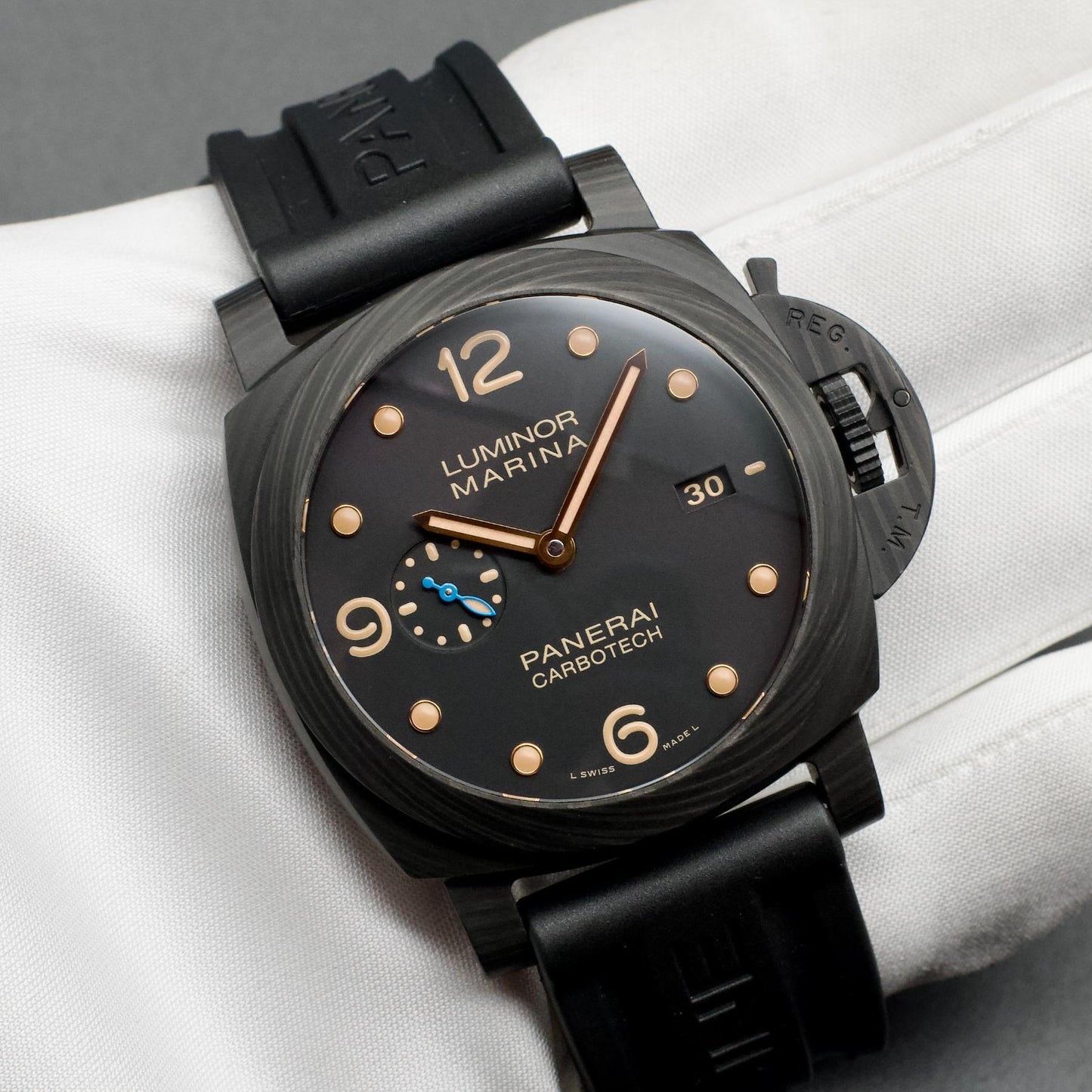 Panerai PAM00661 Luminor Marina 1950 Carbotech 44mm Black Dial Box Papers