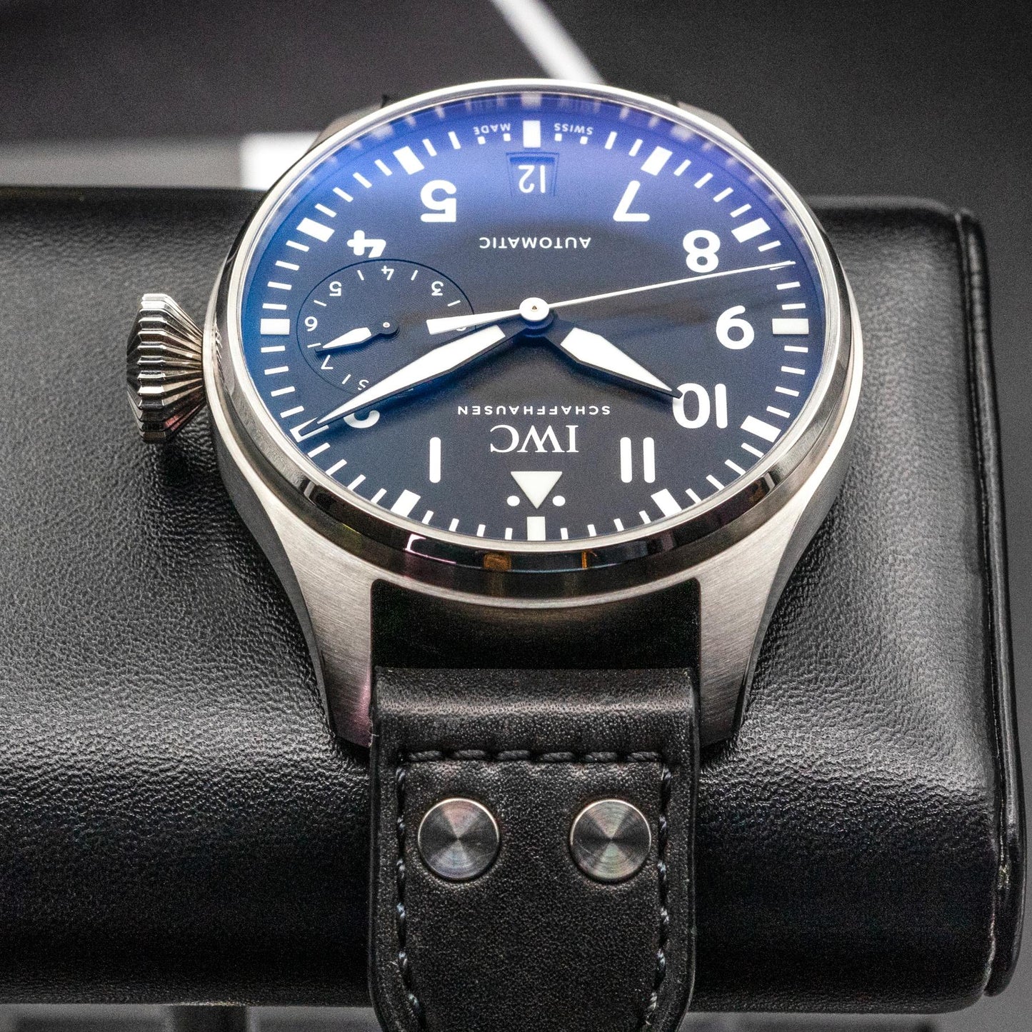 IWC Big Pilot's Watch IW501001 46mm Black Dial Top