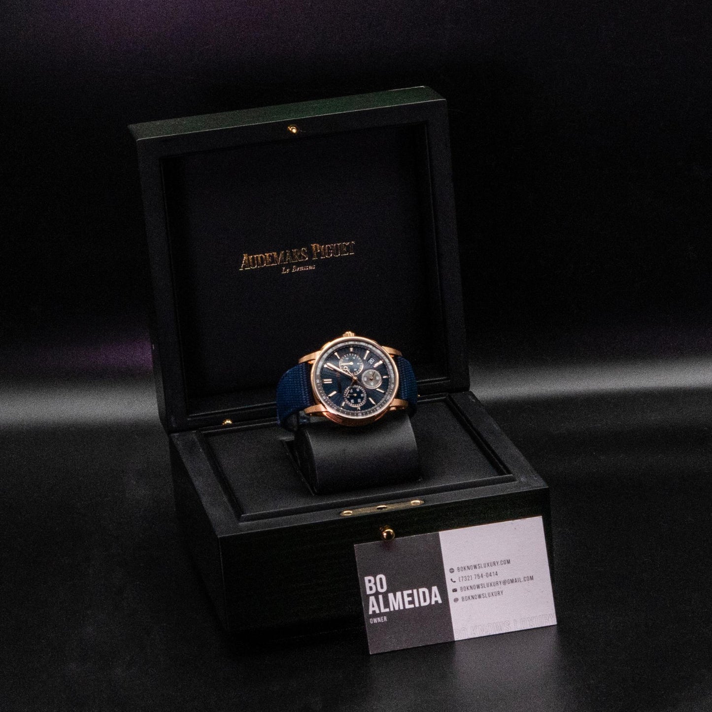 Audemars Piguet Code 11.59 26393OR Chronograph 41mm Rose Gold Bleu Nuit 2025