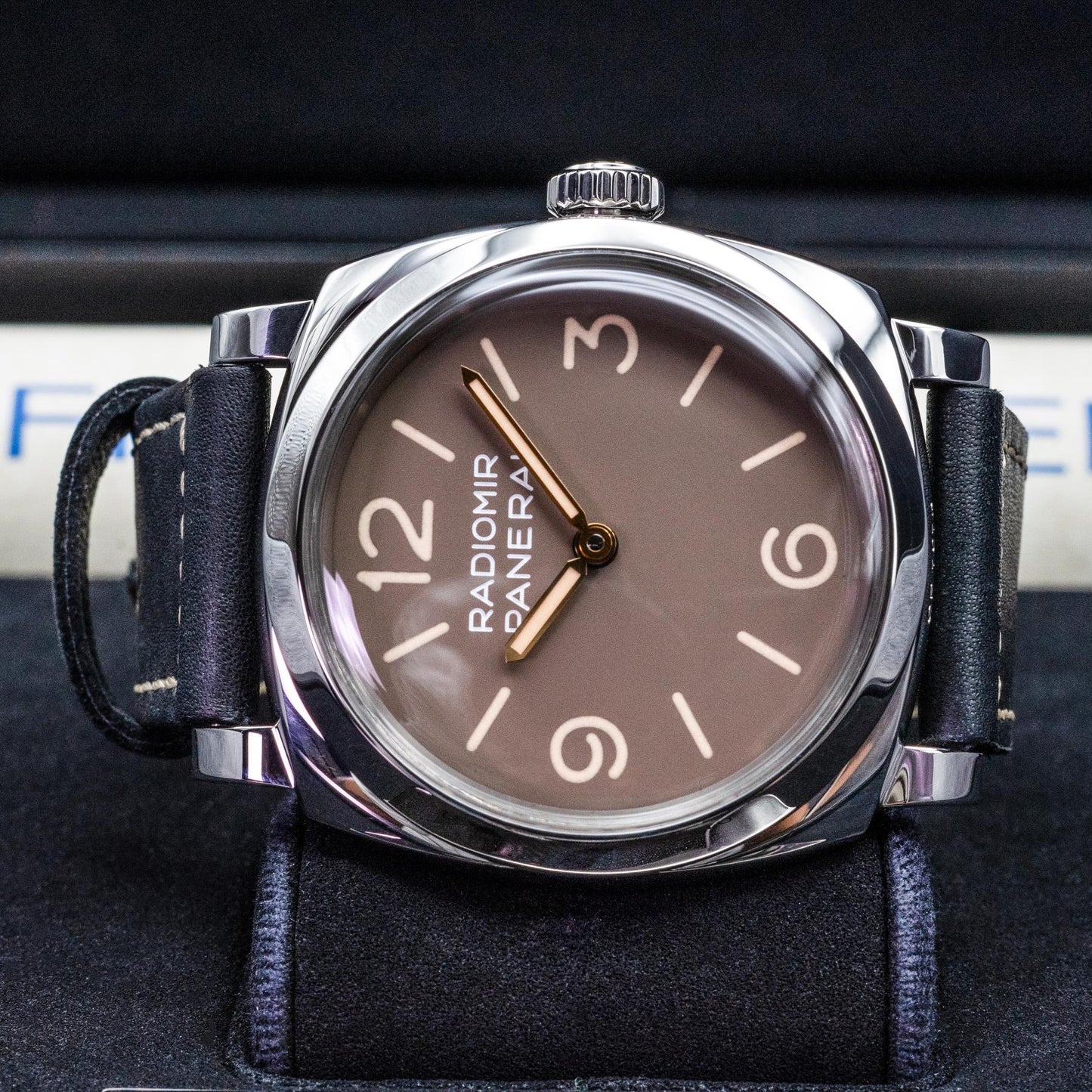 PAM00662 47mm Steel Brown Dial