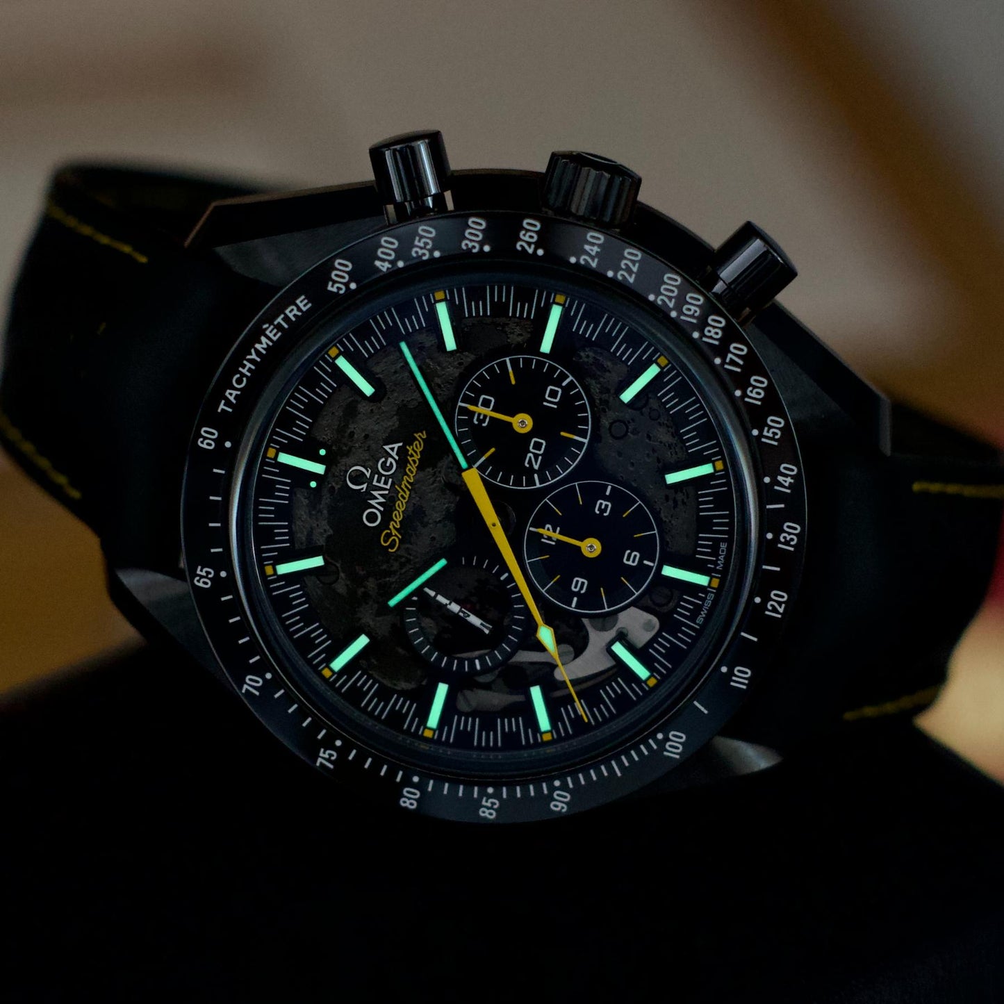 Omega Speedmaster Dark Side Moon Apollo 8 44mm Ceramic Box Papers 2024