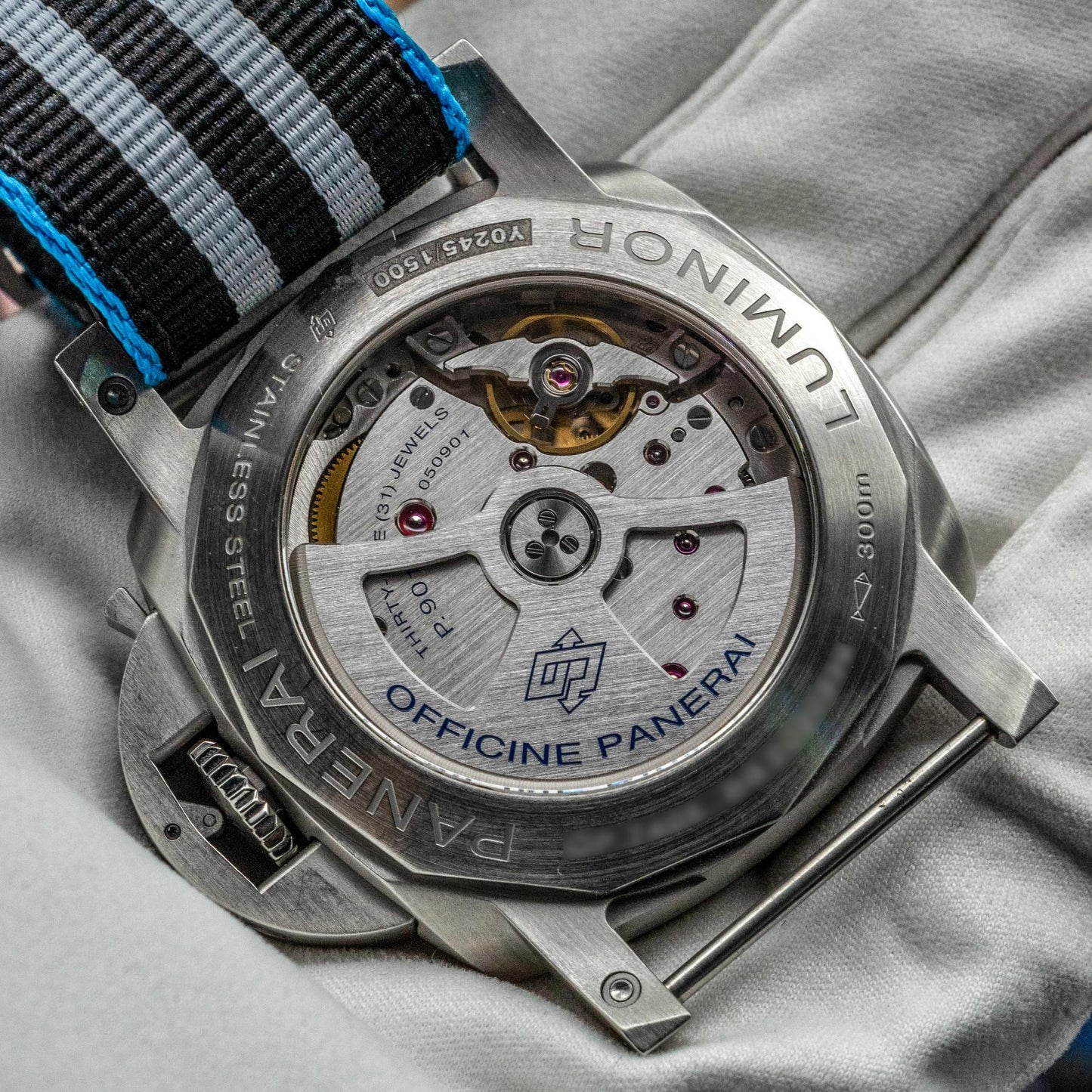 Panerai Luminor BiTempo PAM01360 44mm Steel Black Dial Box Papers 2024