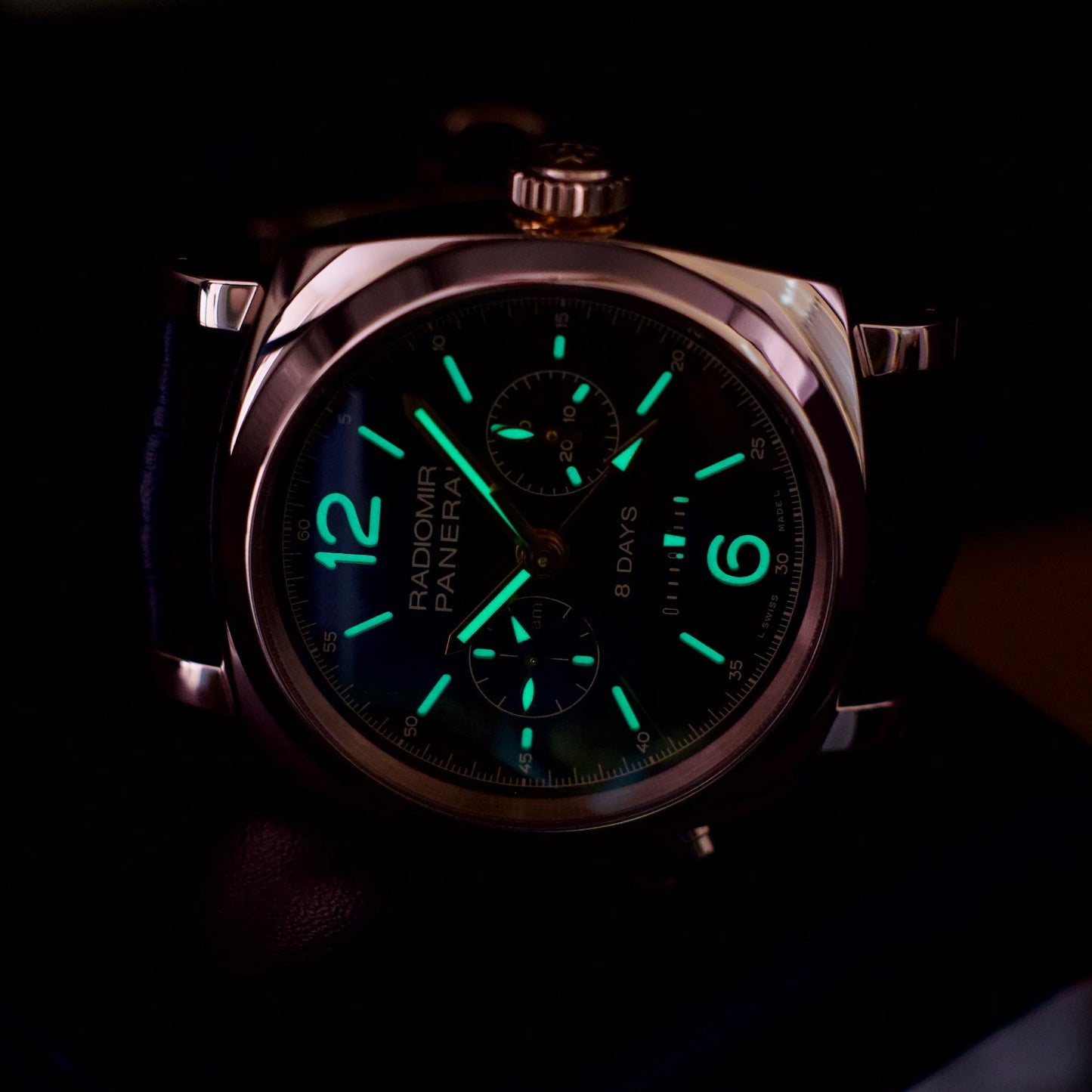 Panerai PAM00502 Radiomir 1940 Chrono Monopulsante GMT Red Gold 45mm Ltd 300