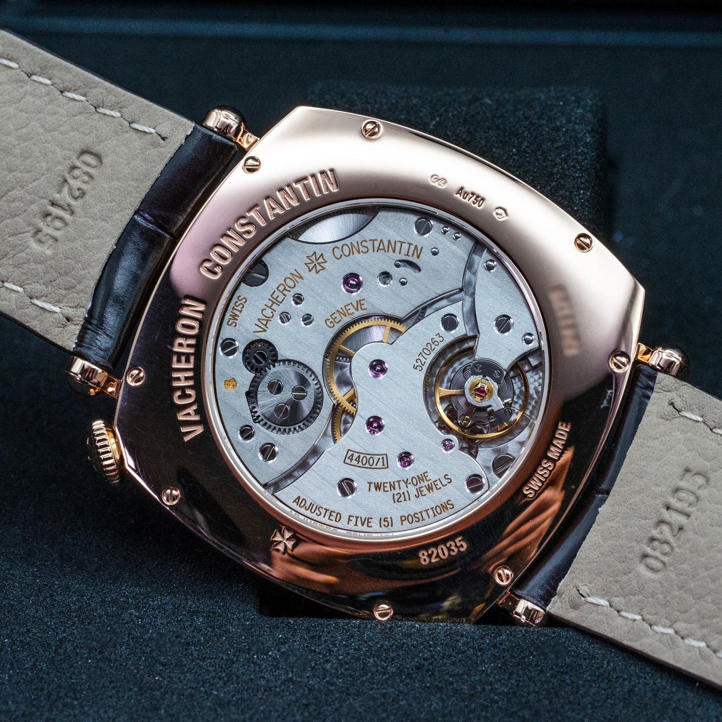 Vacheron Constantin American 1921 82035/000R-9359 Rose Gold Box Papers 2018