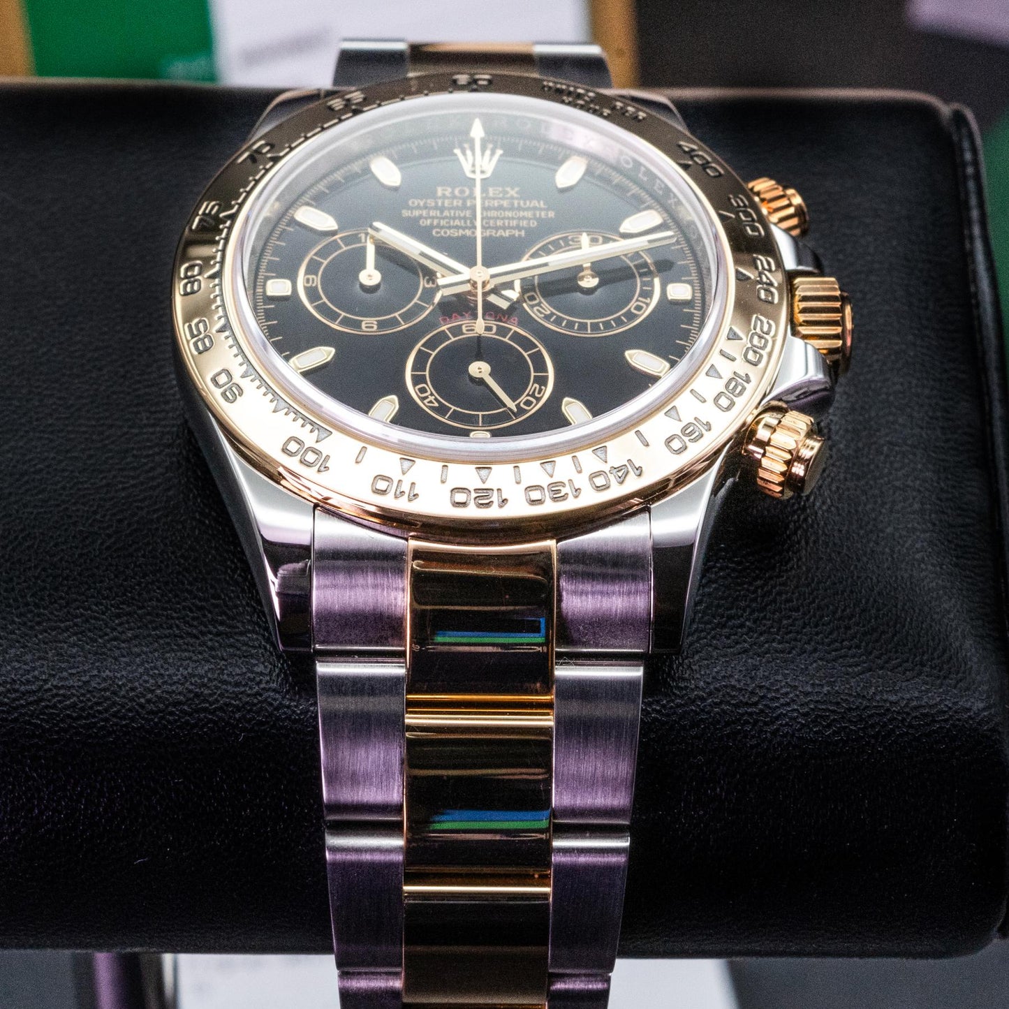 Rolex Cosmograph Daytona 116503 40mm Steel Gold Black Dial Box Papers 2018