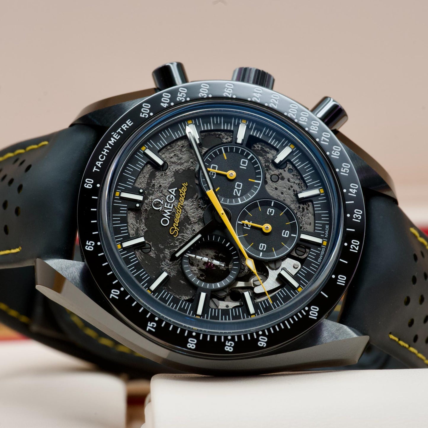 Omega Speedmaster Dark Side Moon Apollo 8 44mm Ceramic Box Papers 2024