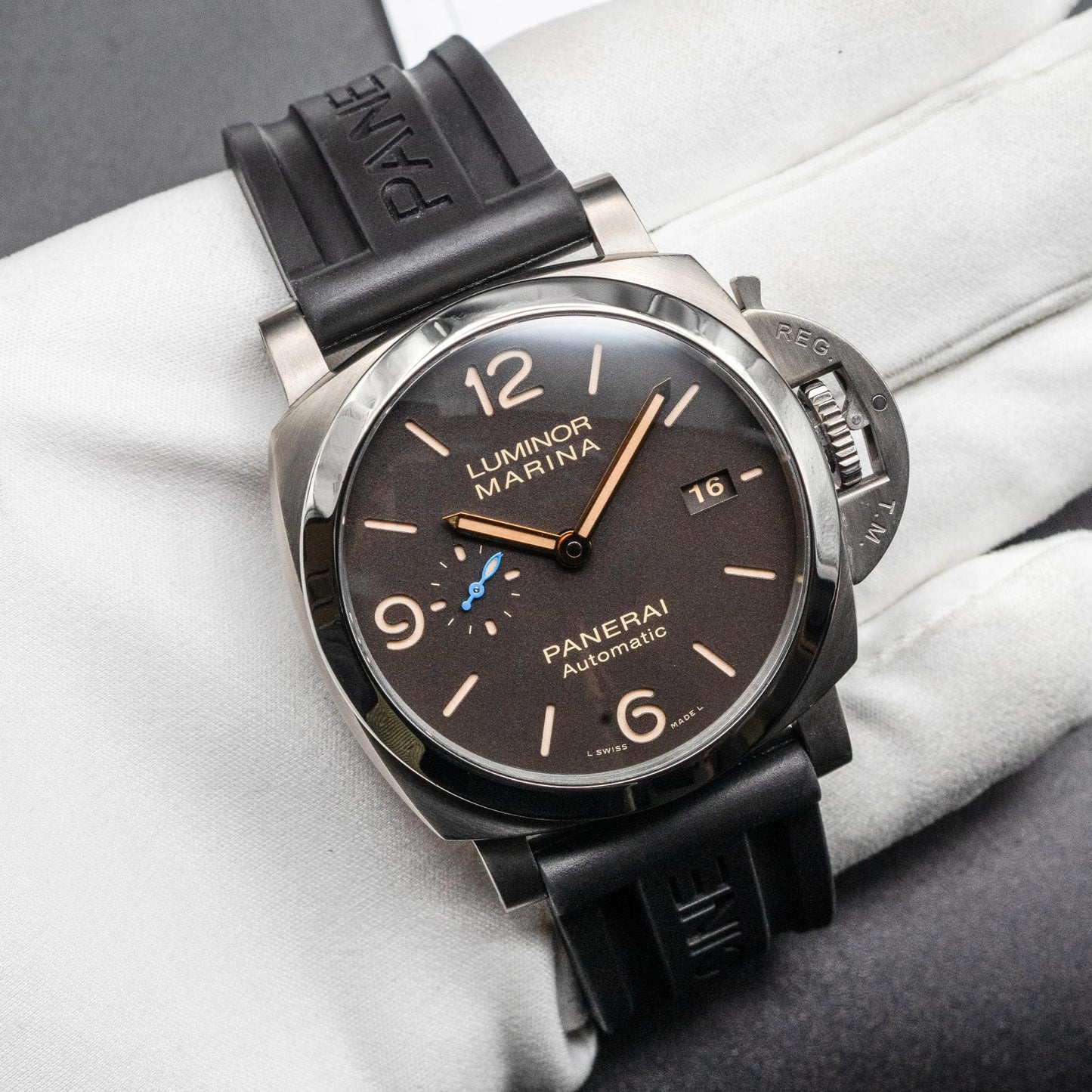 Panerai Luminor Marina 1950 PAM01351 Titanium Brown Dial 44mm 2019