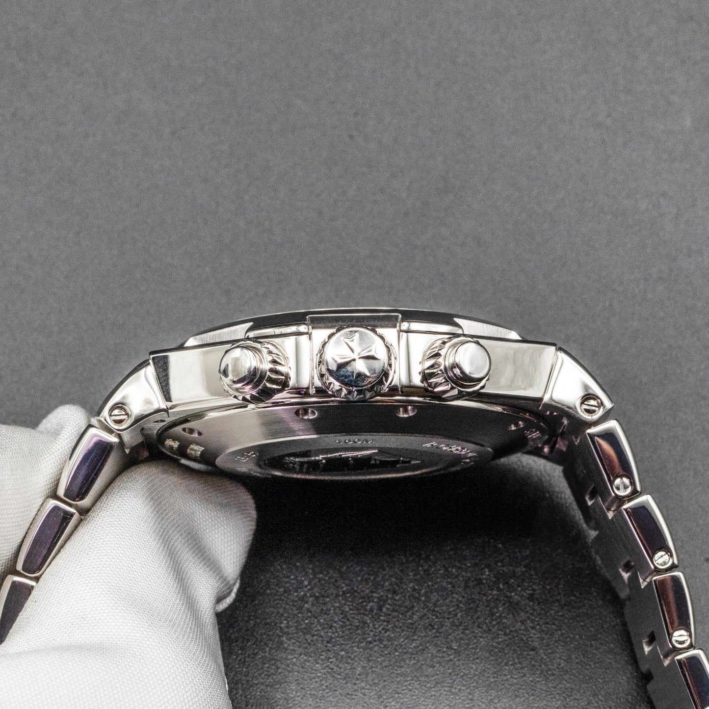 Vacheron Constantin Overseas Chronograph 49150 Steel Black Dial 42mm 2015