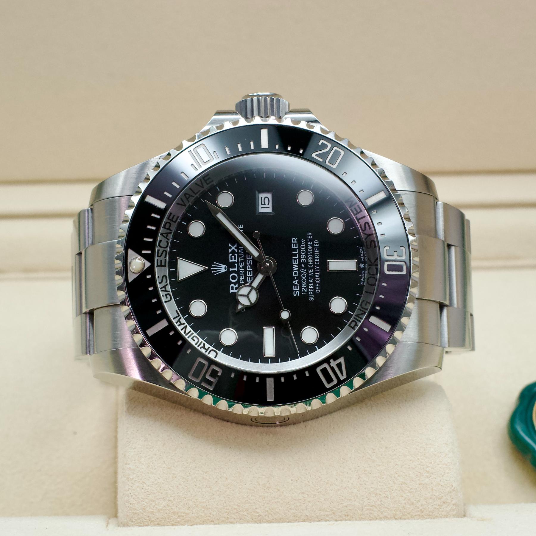 Rolex Sea-Dweller Deepsea 126660 44mm Steel Black Dial Box Papers 2018