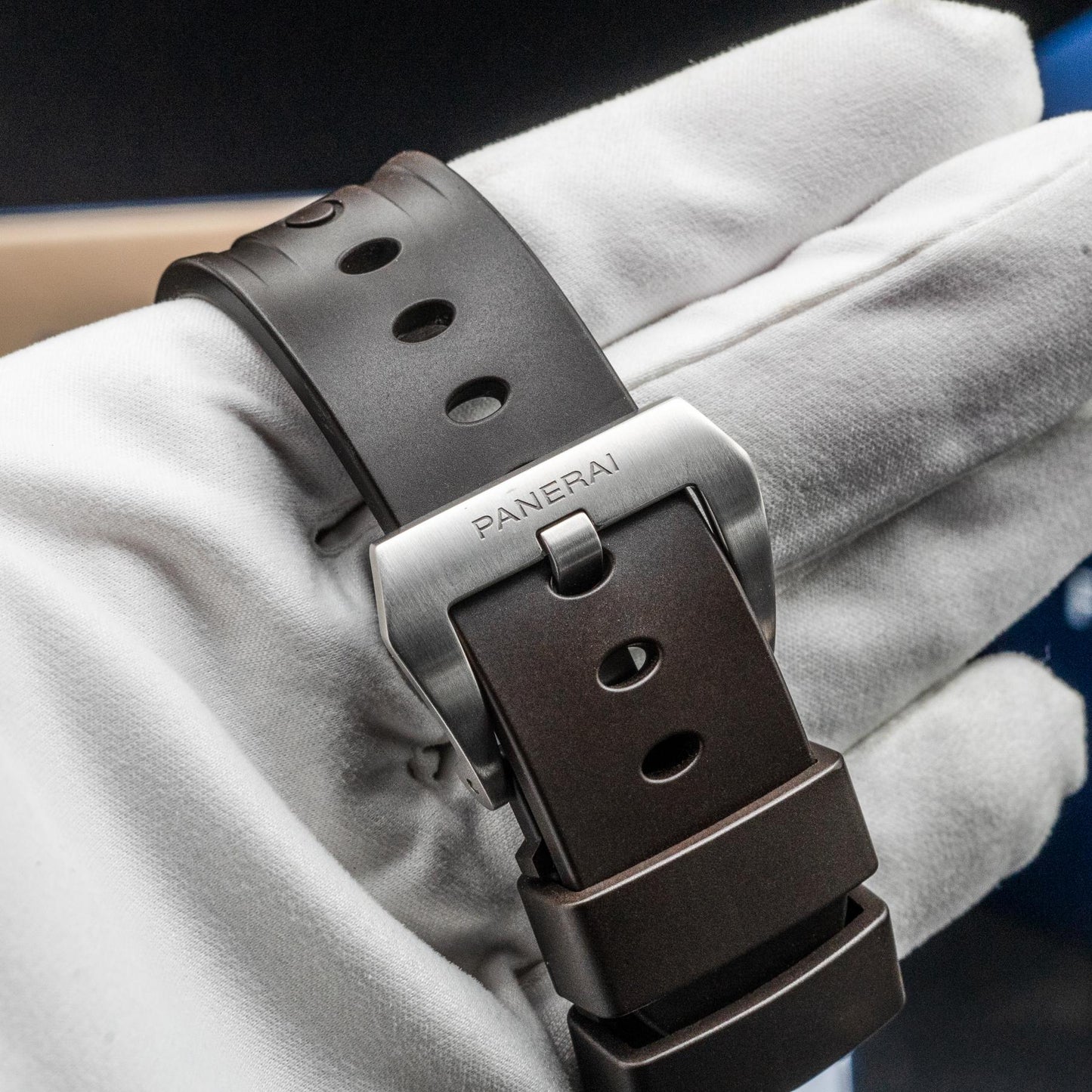 Panerai PAM 01628 Luminor Tre Giorni 47mm Patina Steel Grey Gradient Dial Box